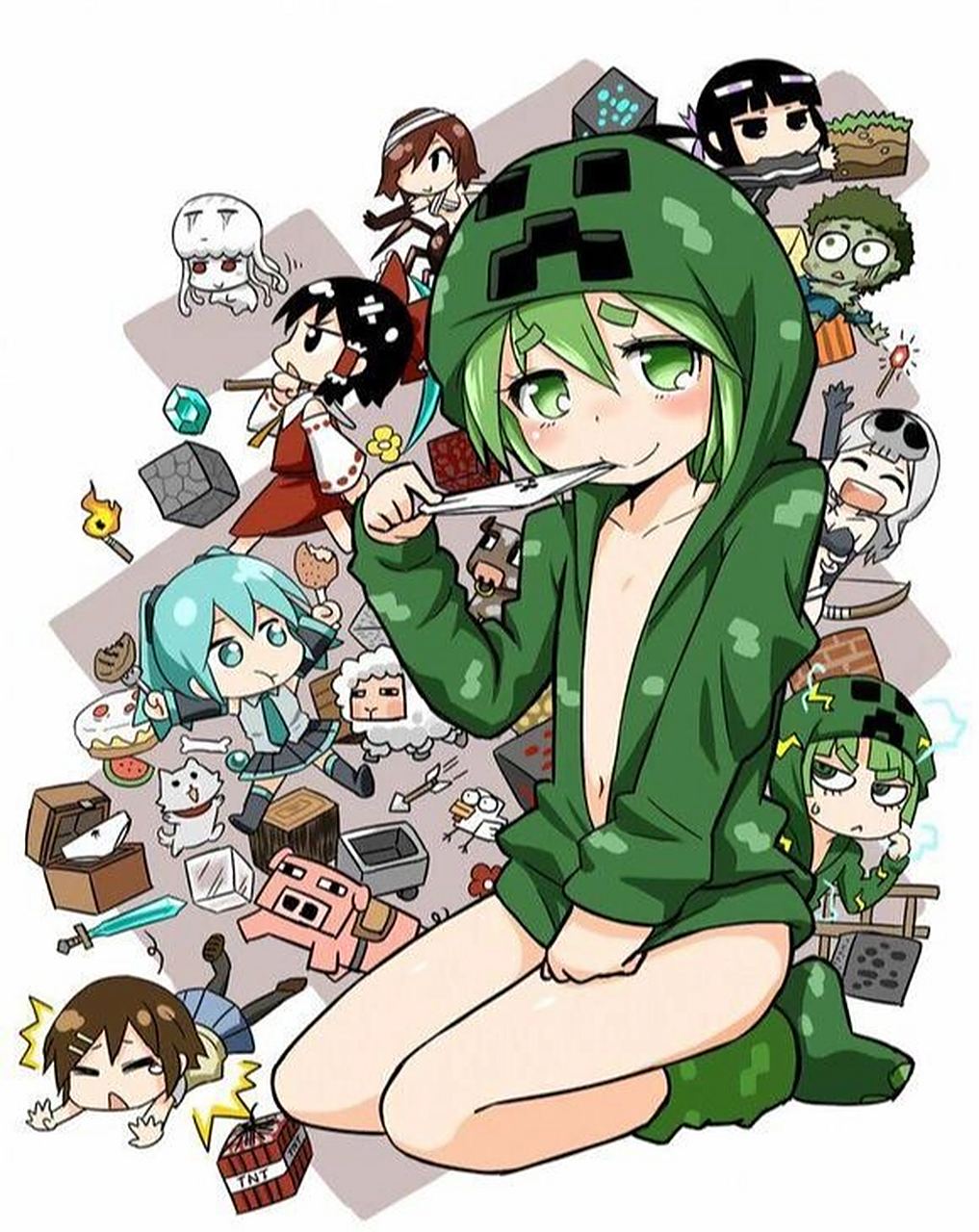 我的世界娘化怪物