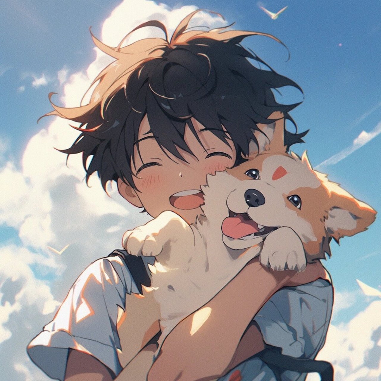 动漫头像|这么可爱的小狗,有谁能拒绝呢