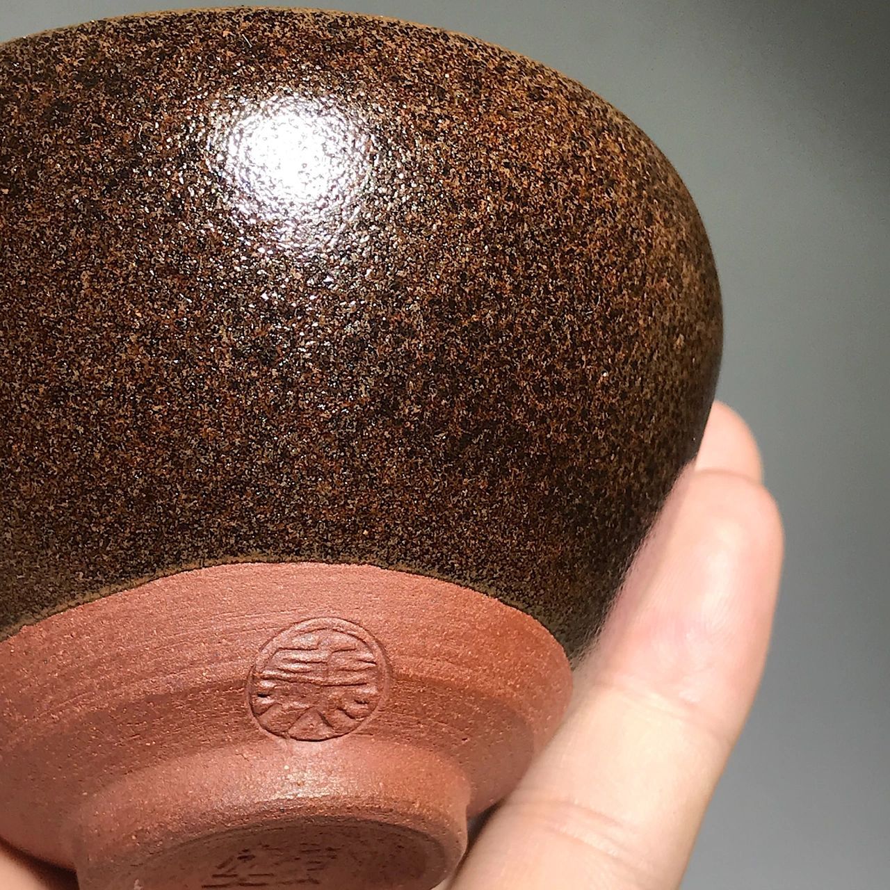 建盏龙窑柴烧窑神熊忠贵老师极品豹纹 建窑建盏龙窑柴烧天花板熊忠贵