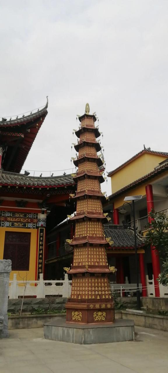 普济禅寺,乃临济宗的法脉,幸遇一位法师,是武昌佛学院的在读僧人.