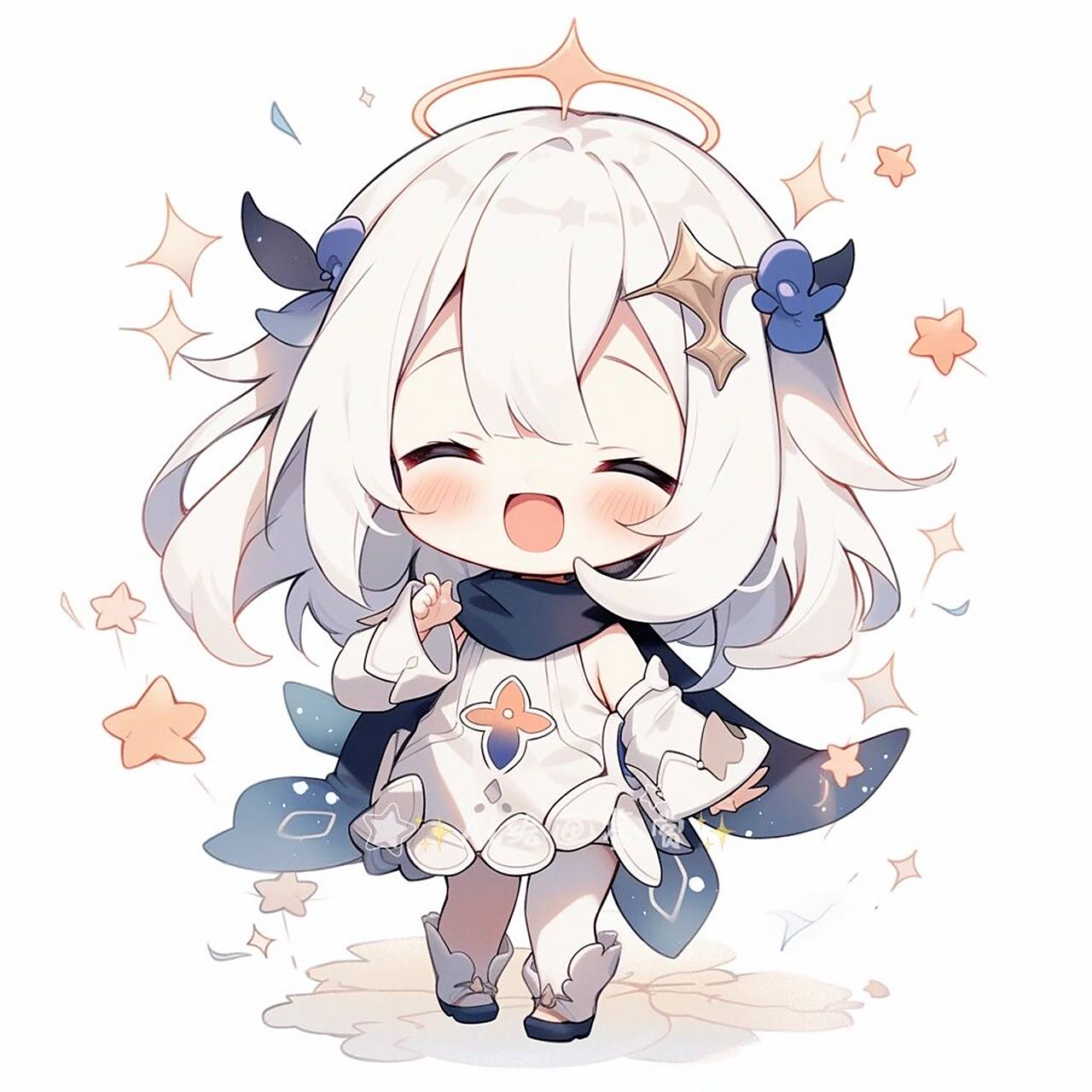 原神头像 | q版·派蒙 原来派蒙也是会落地走路的呀?