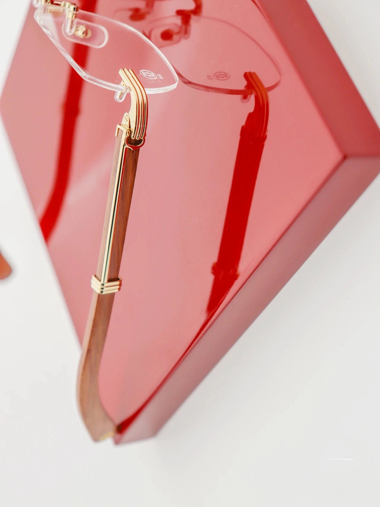 cartier﹣卡地亚木腿高端眼镜 cartier﹣卡地亚木腿高端眼镜 卡地亚