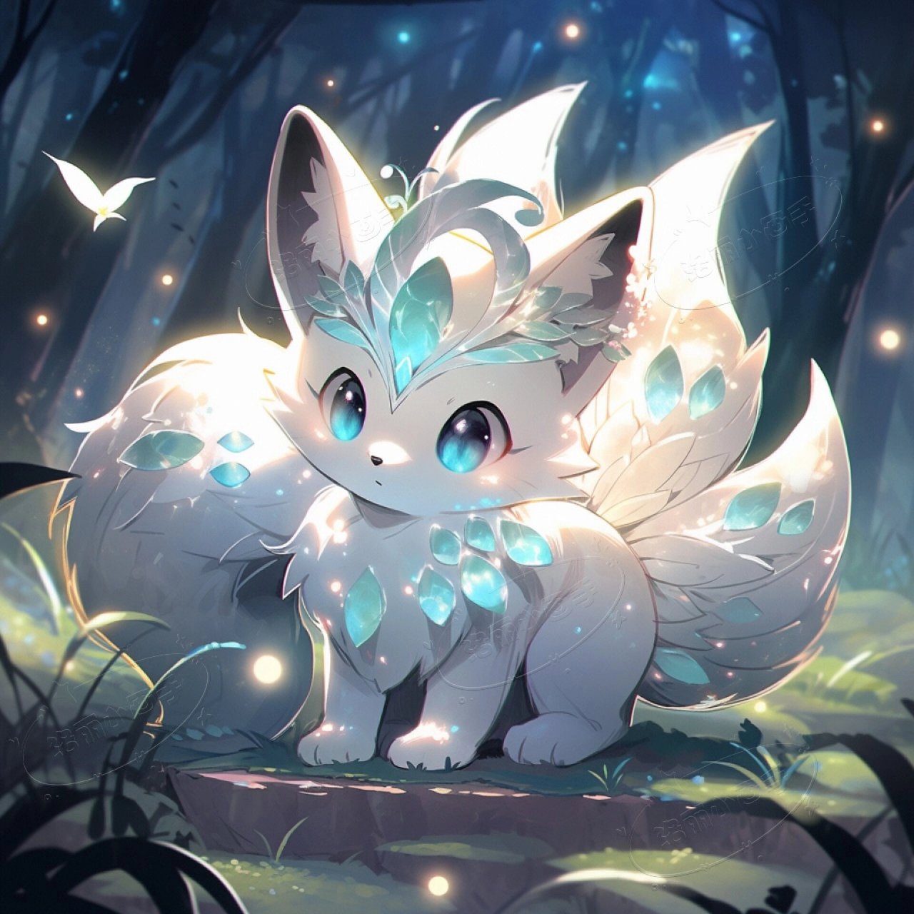 可爱的九尾小狐狸  你喜欢吗?