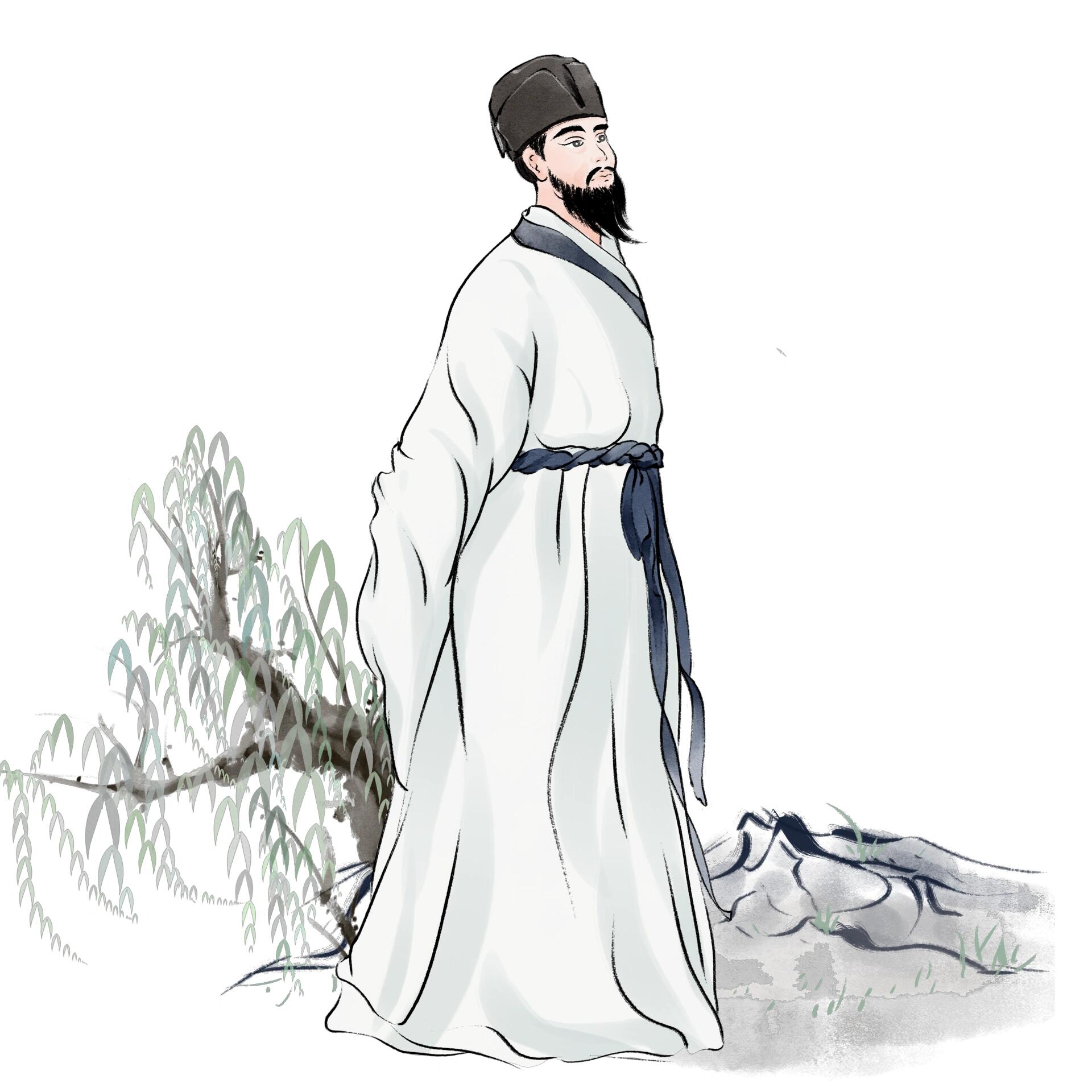 no.18今日分享古风古代人物元素插画