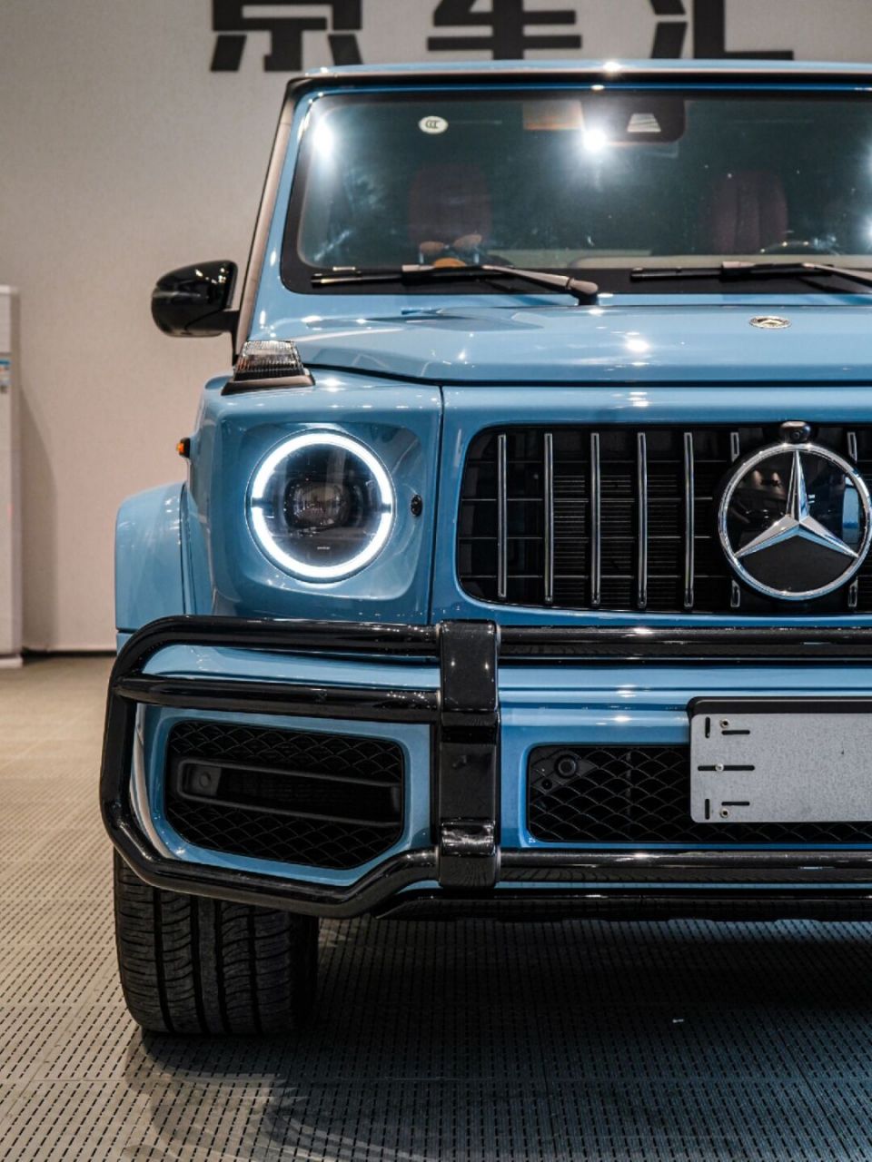 奔驰大g改装#0202#奔驰g63瓷器蓝