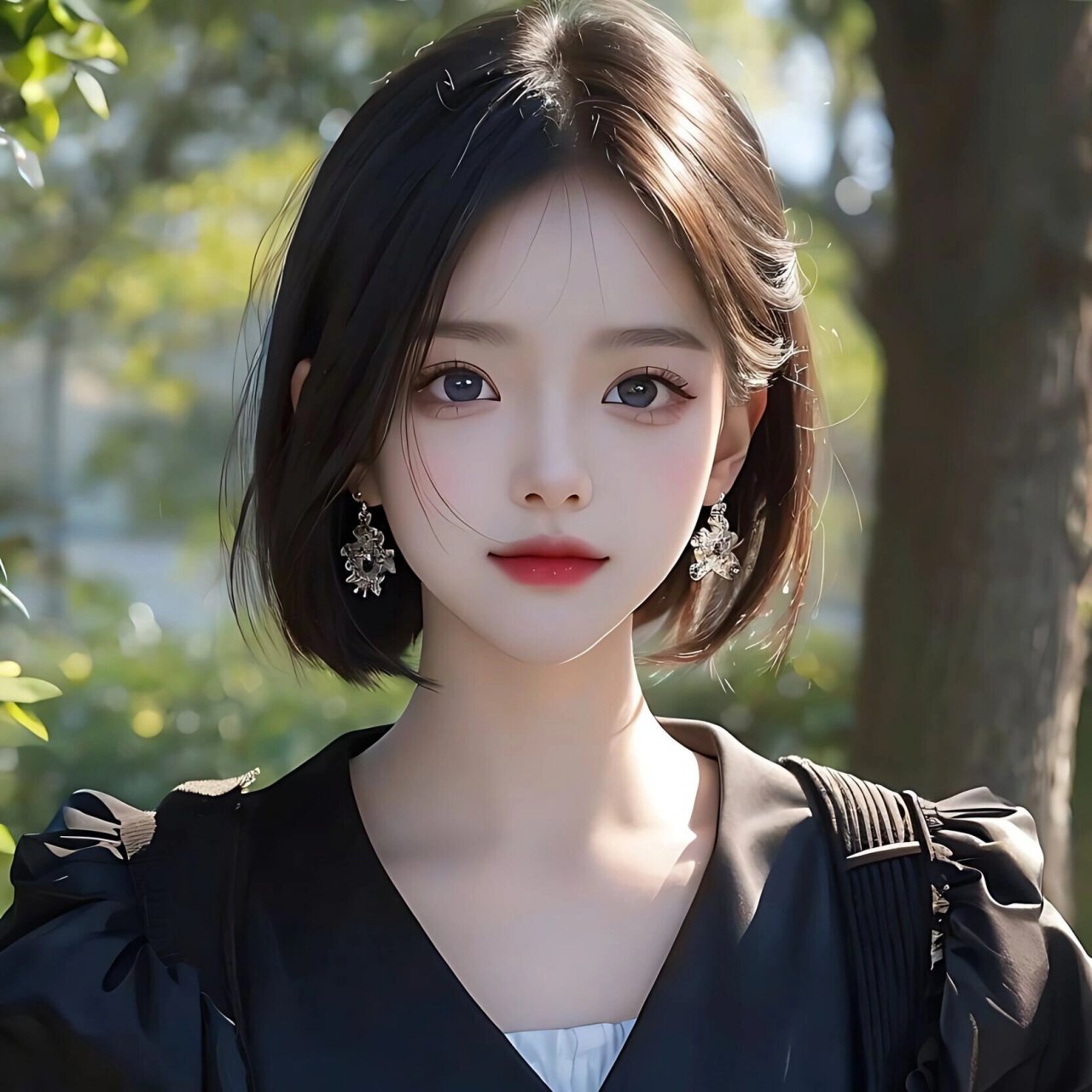 女生头像|短发女生头像