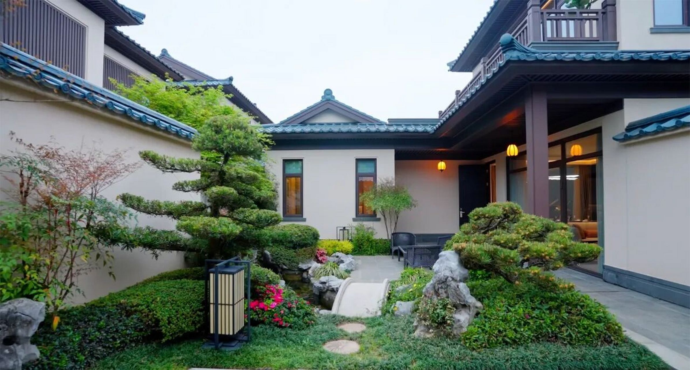 杭州临安天目山——中式唐风合院 临安天目山合院别墅 90-160平方中式