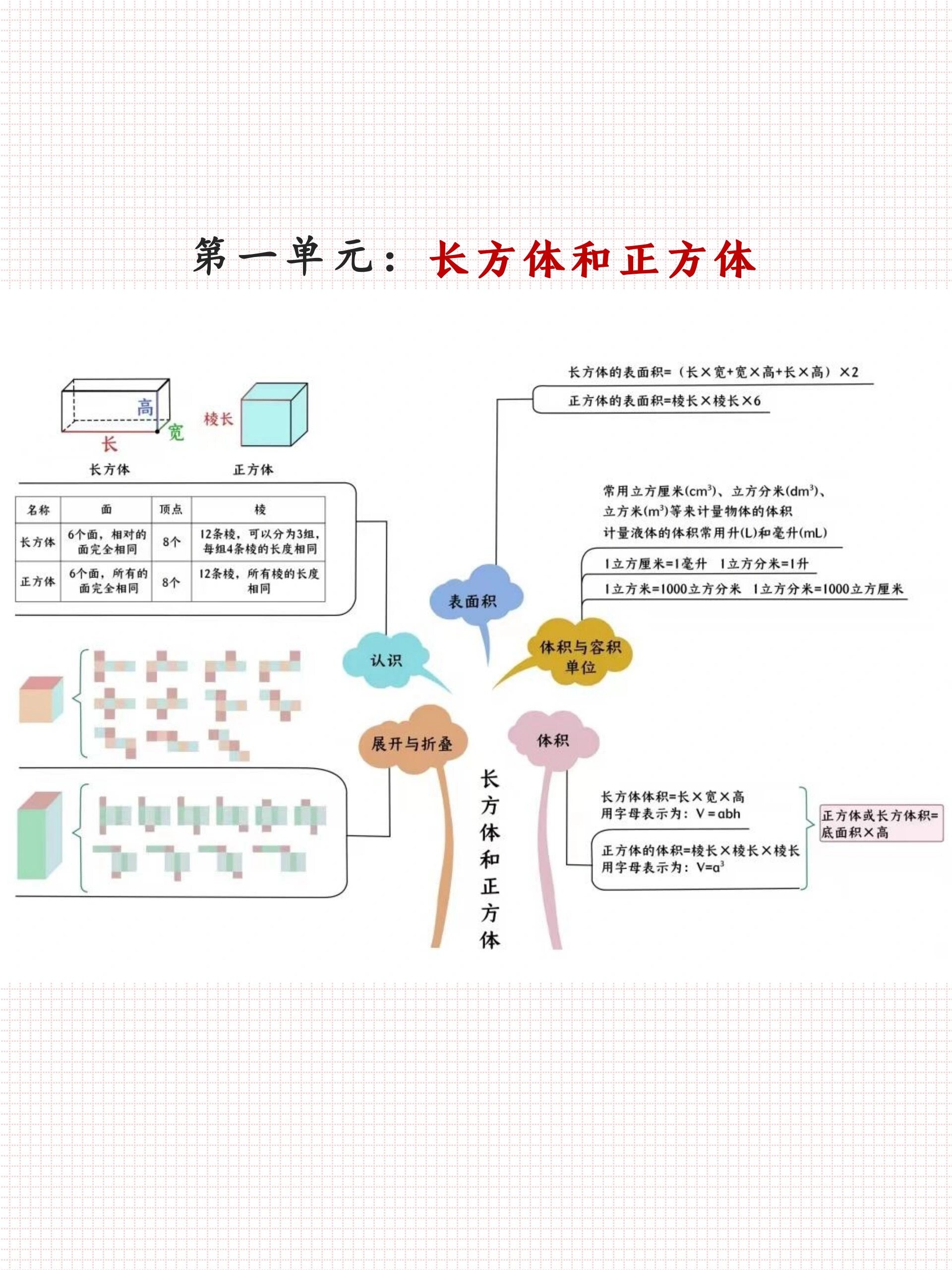 苏教版六年级上册数学思维导图