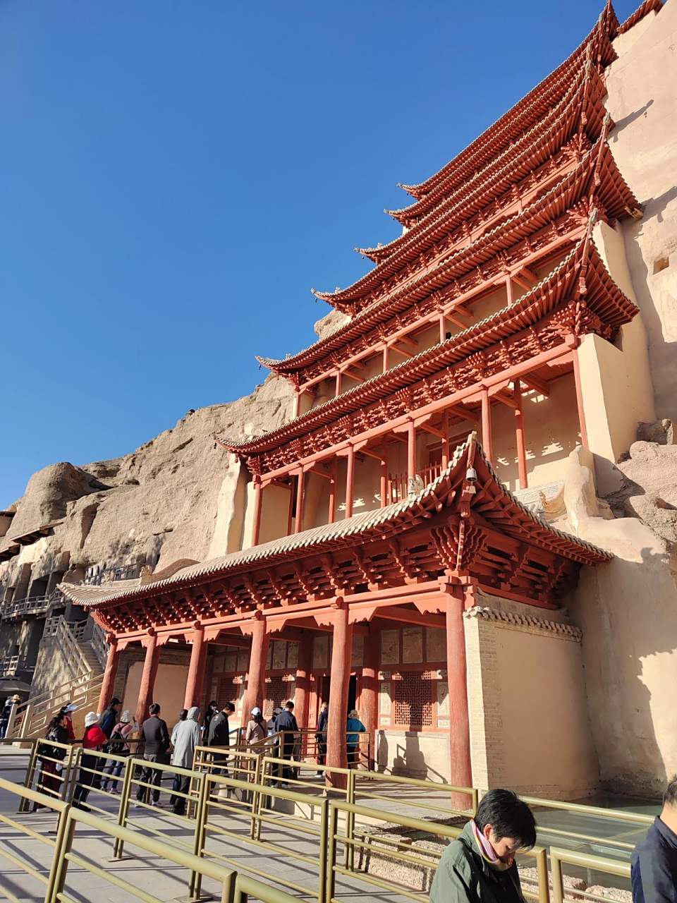 莫高窟  传说中的九层塔