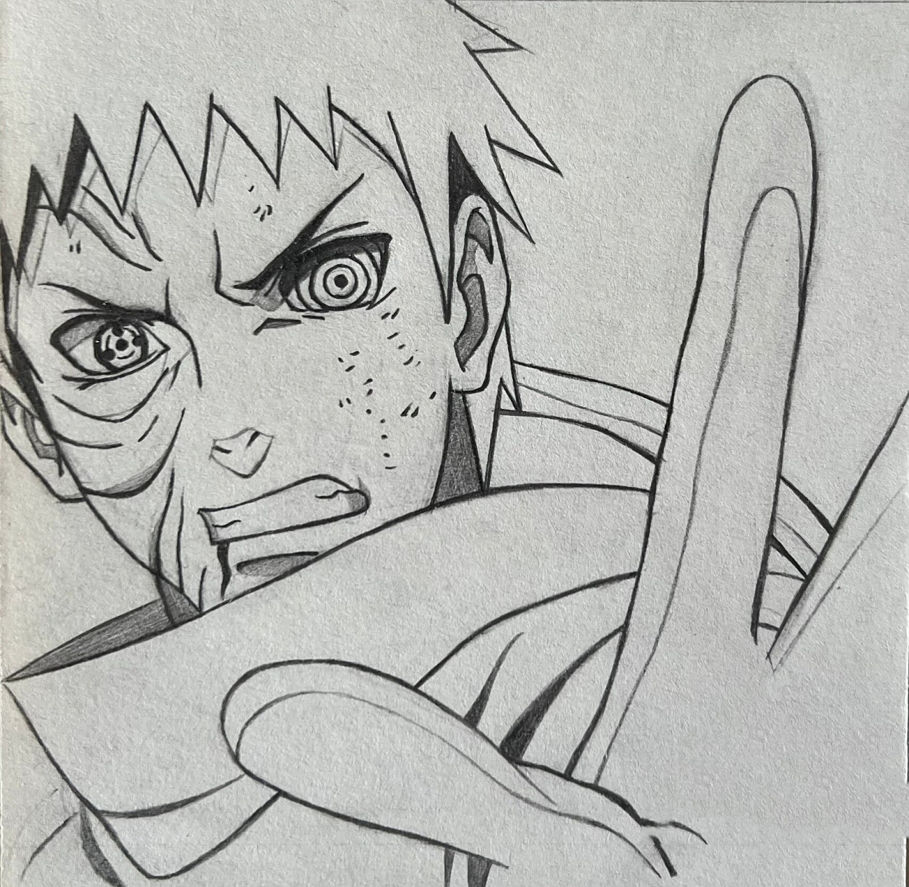 火影|带土手绘|如果深情有另一个名就叫带土 吧