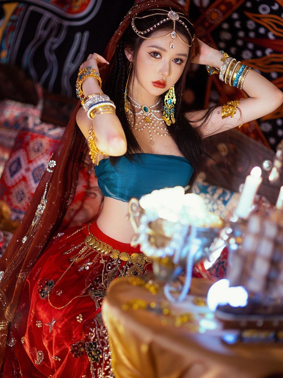 出镜  摄影 兔麻麻 发型 西域风情 楼兰美人 楼兰公主 异域美人 狗珑