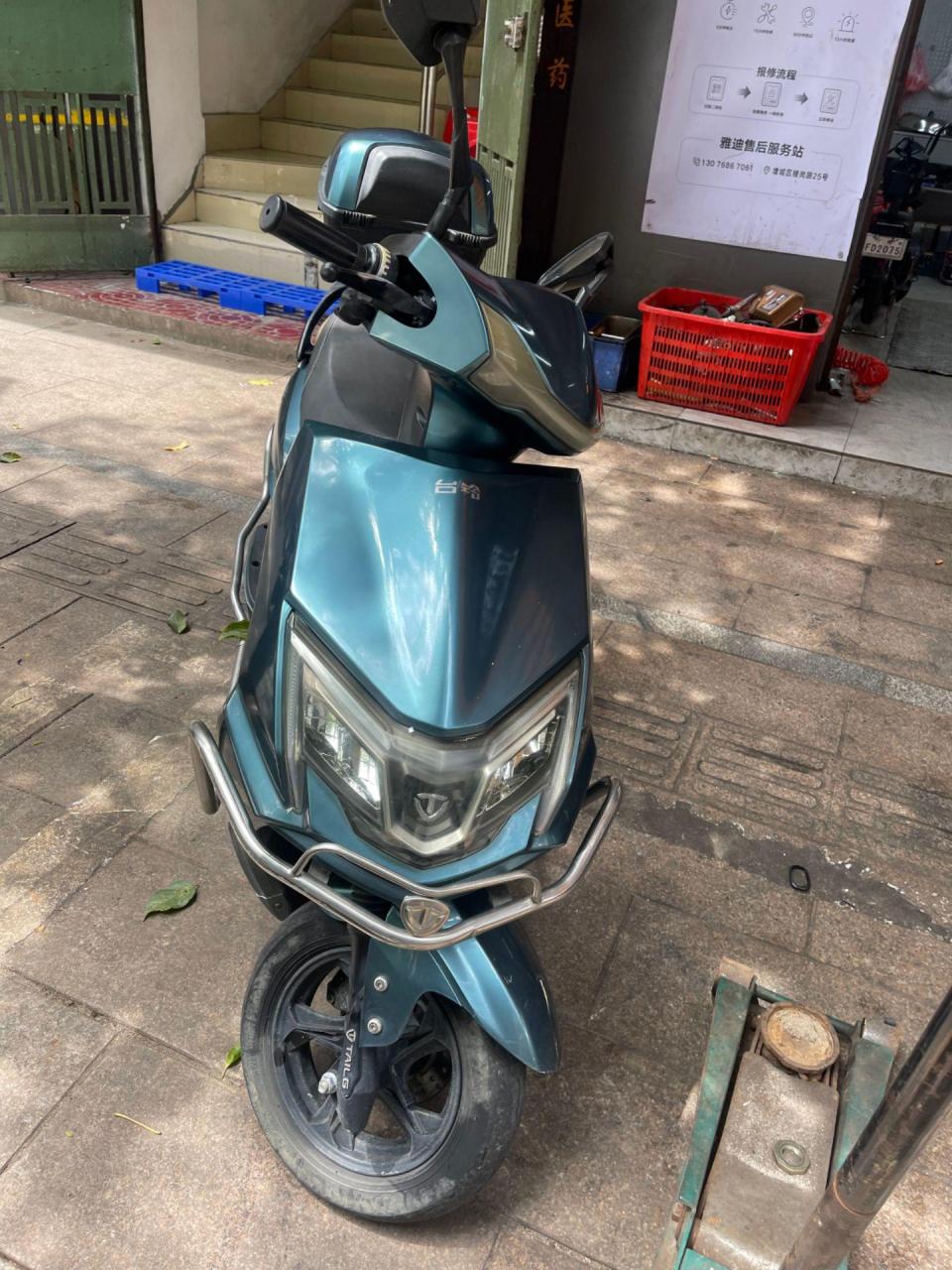 代友出精品台铃72v20a电动车! 没有洗,洗一下超级新!