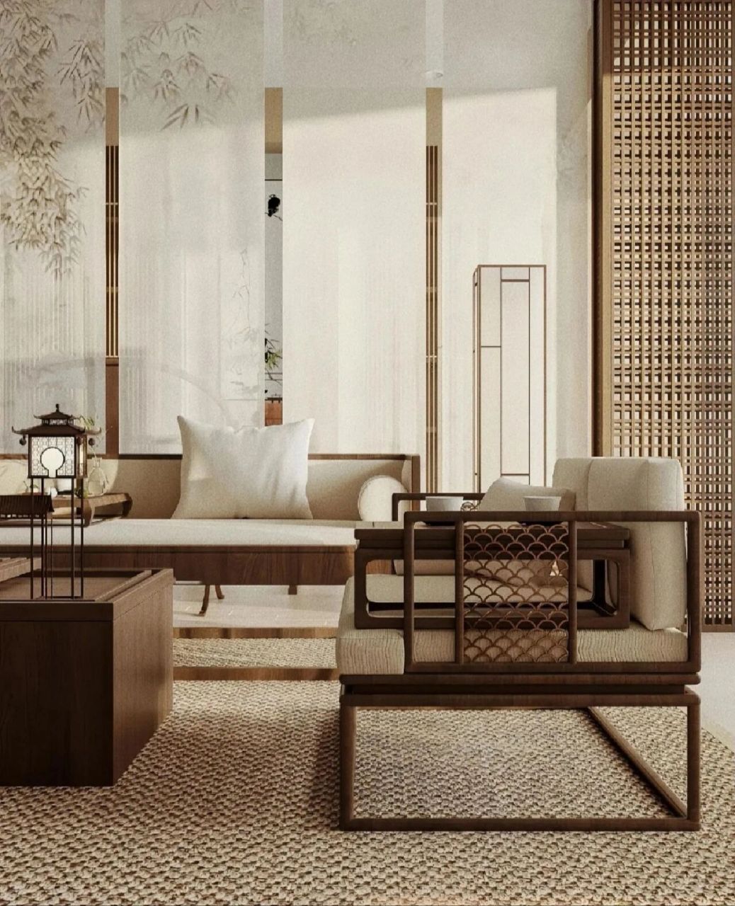 宋式美学,奢华过后的极简,低饱和色系凸显沉稳平和的气质 这里是合肥