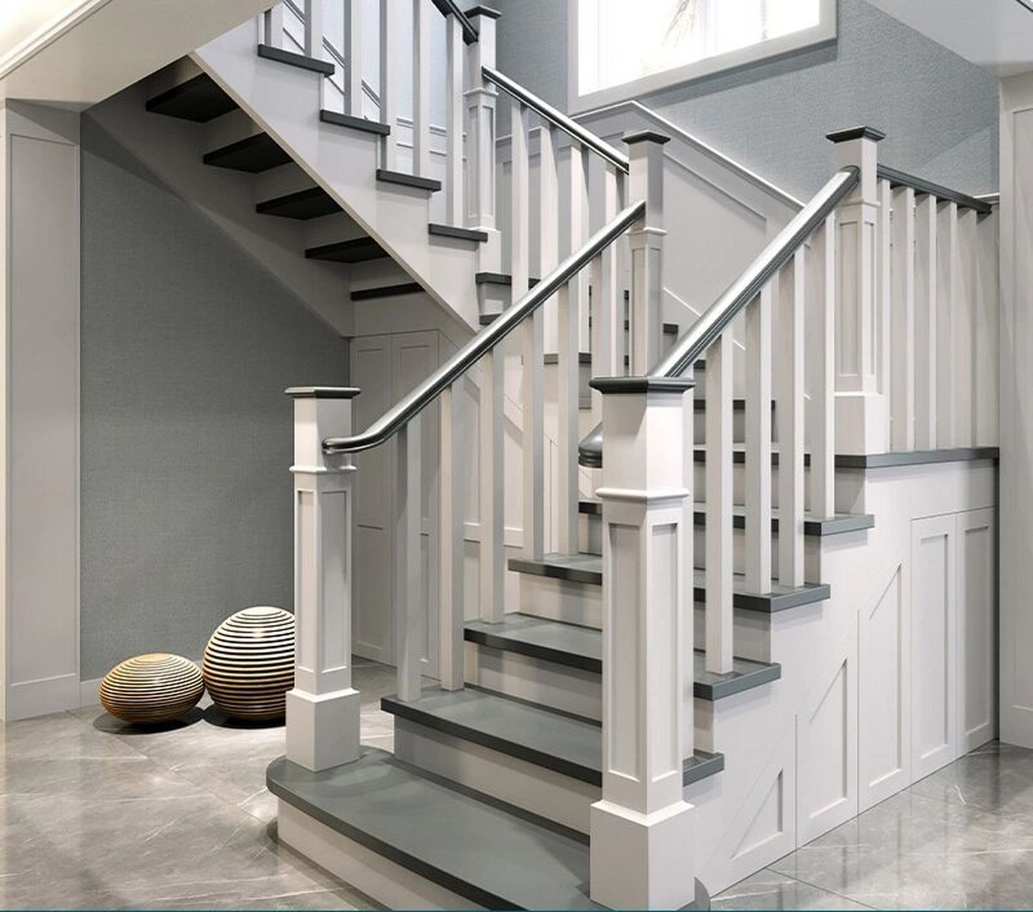 别急,下面宝:素时锦年楼梯定制