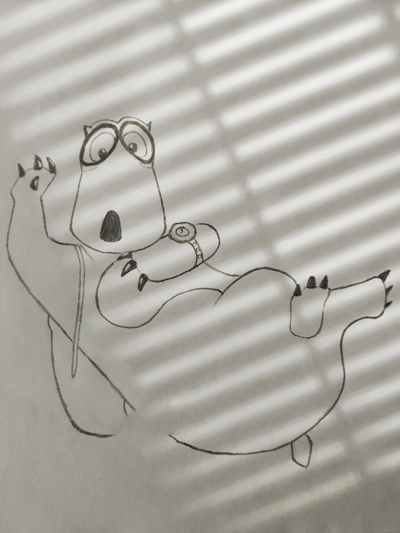 简笔画15?倒霉熊