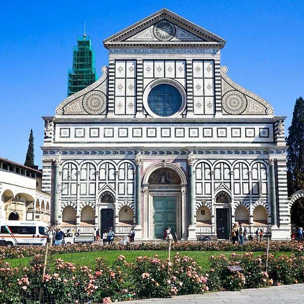 一生必读经典@佛罗伦萨新圣母玛利亚教堂  1246年新开工的新圣母