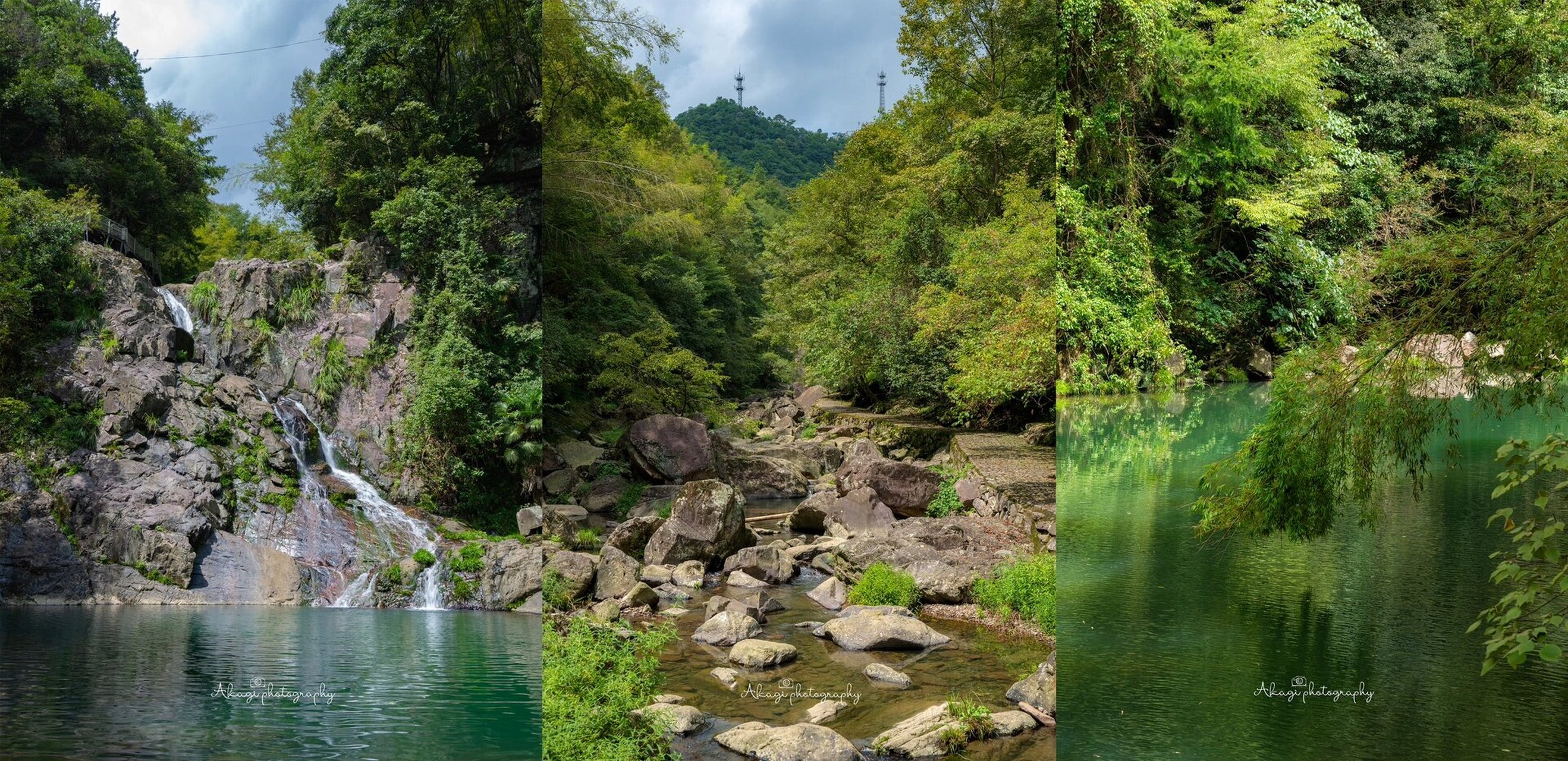 宁波小九寨 四明山丹山赤水 浑然天成的森林氧吧