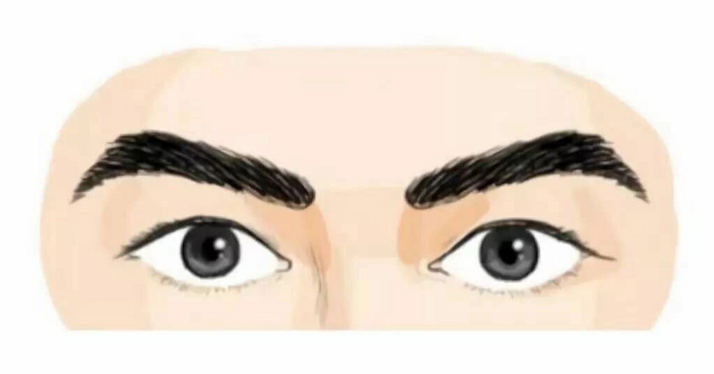 眉毛之间的距离窄的人,是晚成型.