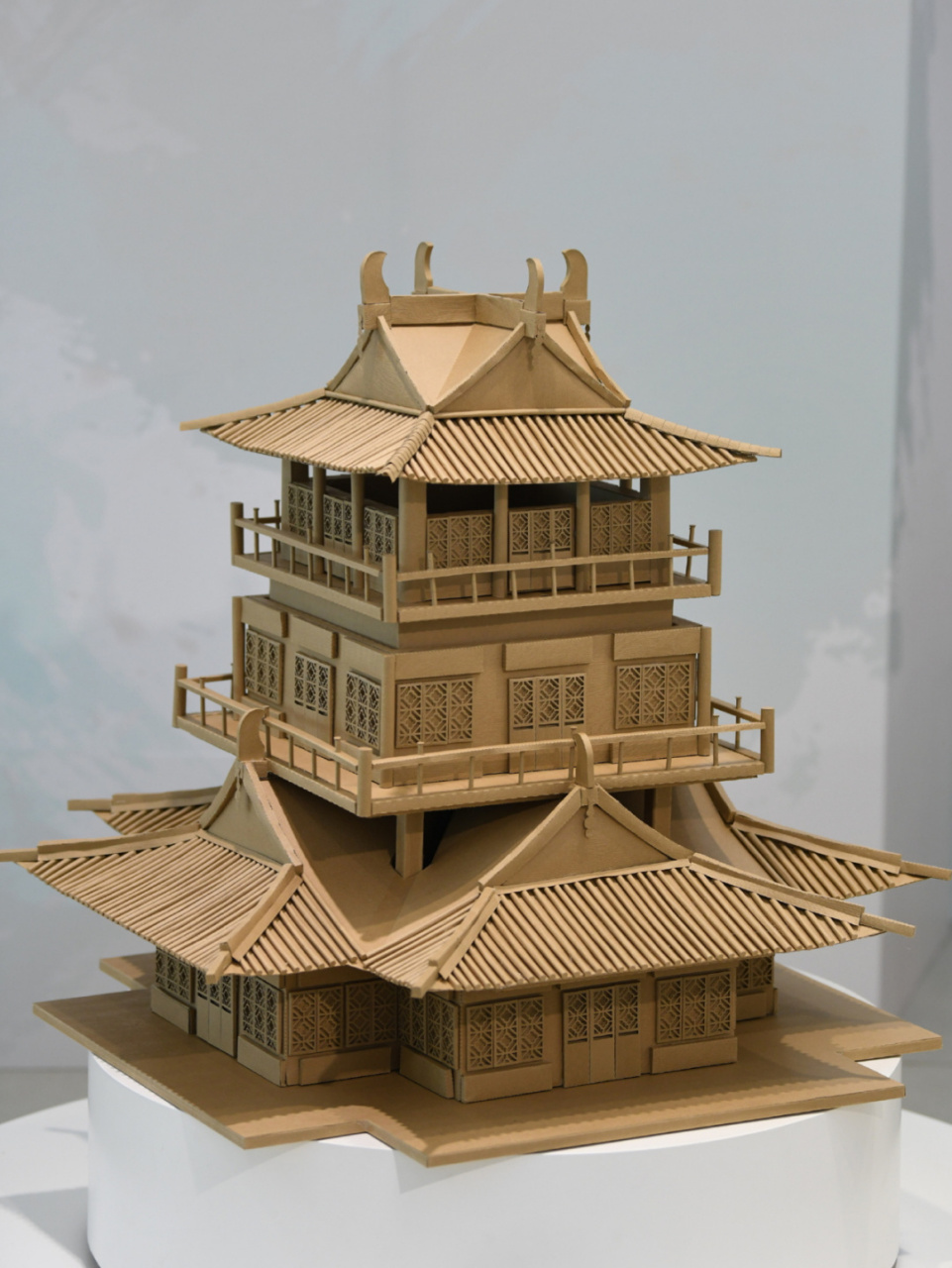 原创纸艺建筑❗️ #手工