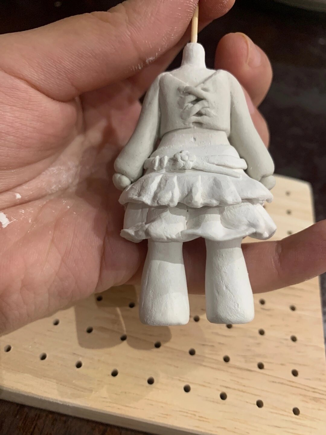 石塑黏土娃娃教程