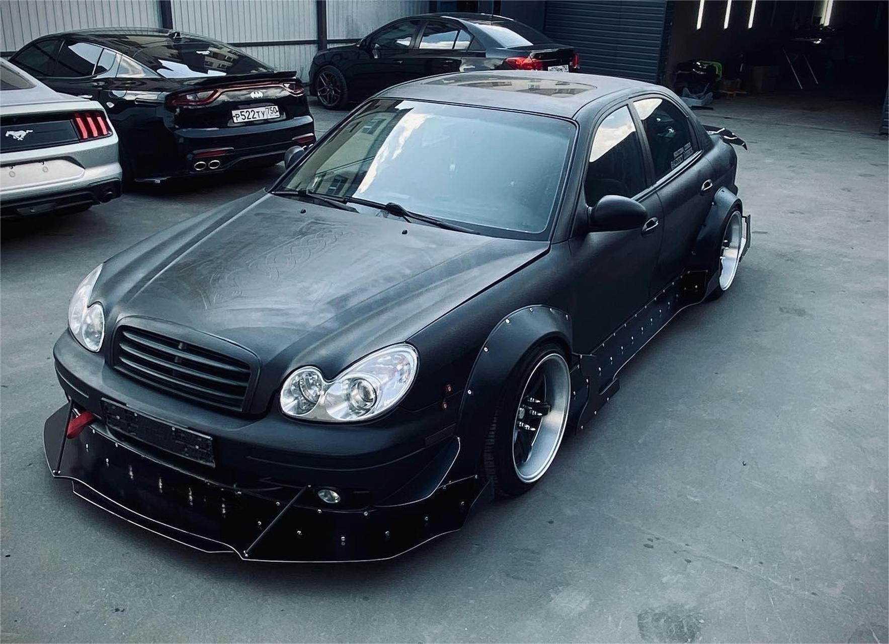 索纳塔ef gt3(dog)#老款索纳塔 #老车改装 #低趴姿态 #经典情怀老车