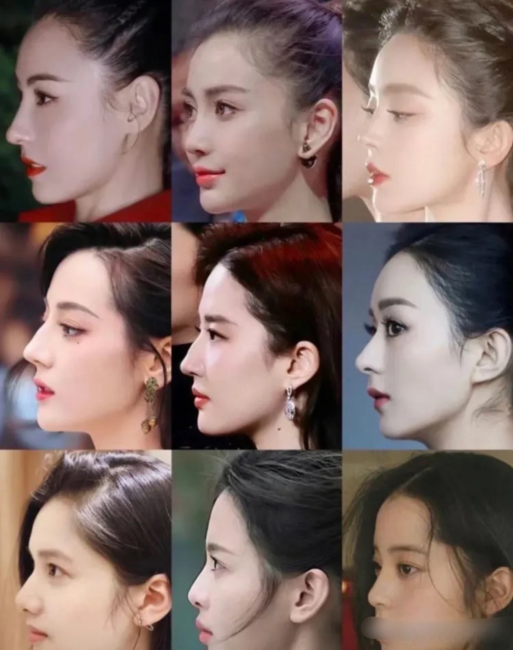 女星侧脸,最喜欢谁的?