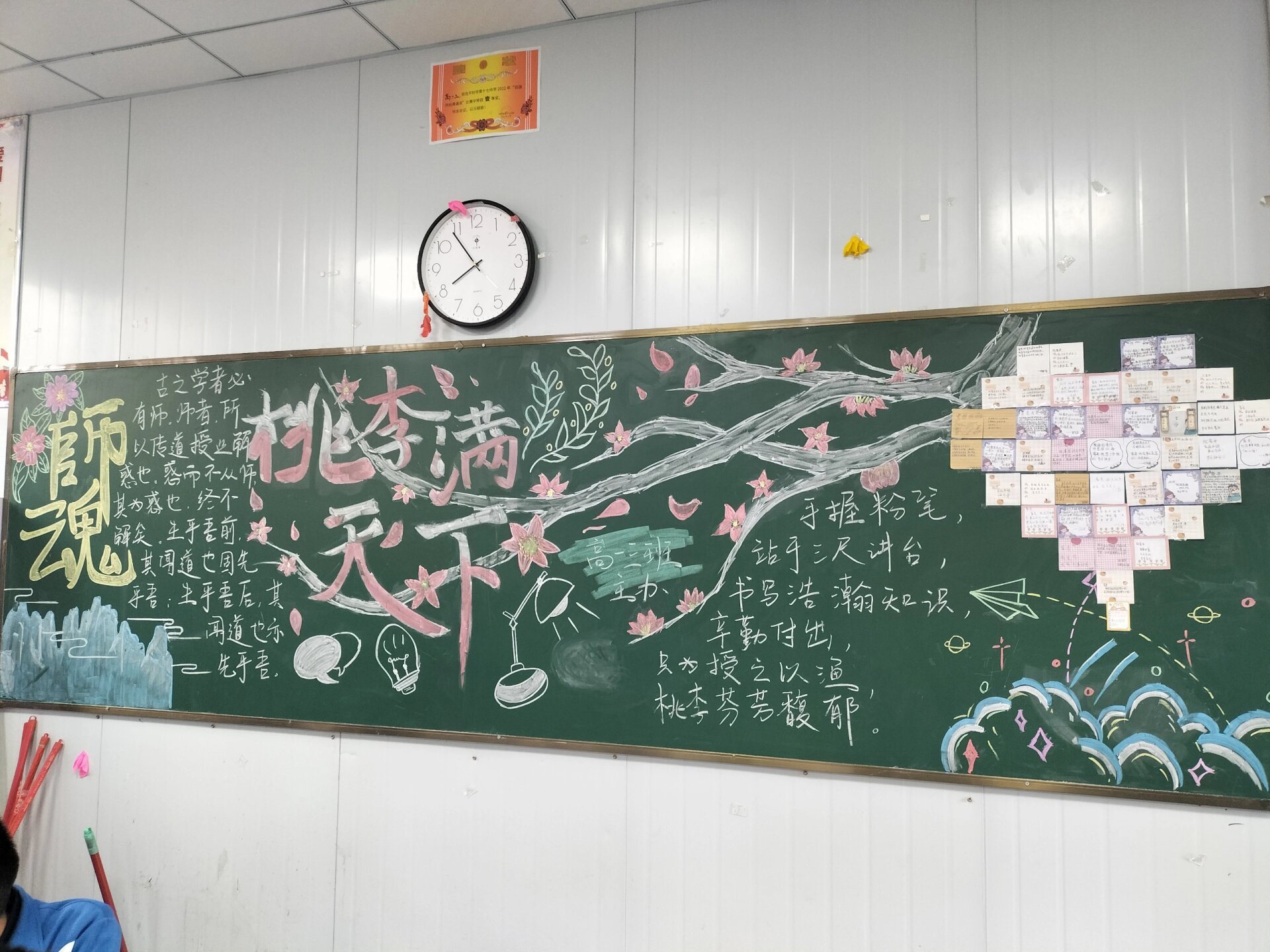 黑板报小合集 桃李满天下清明盛世中华