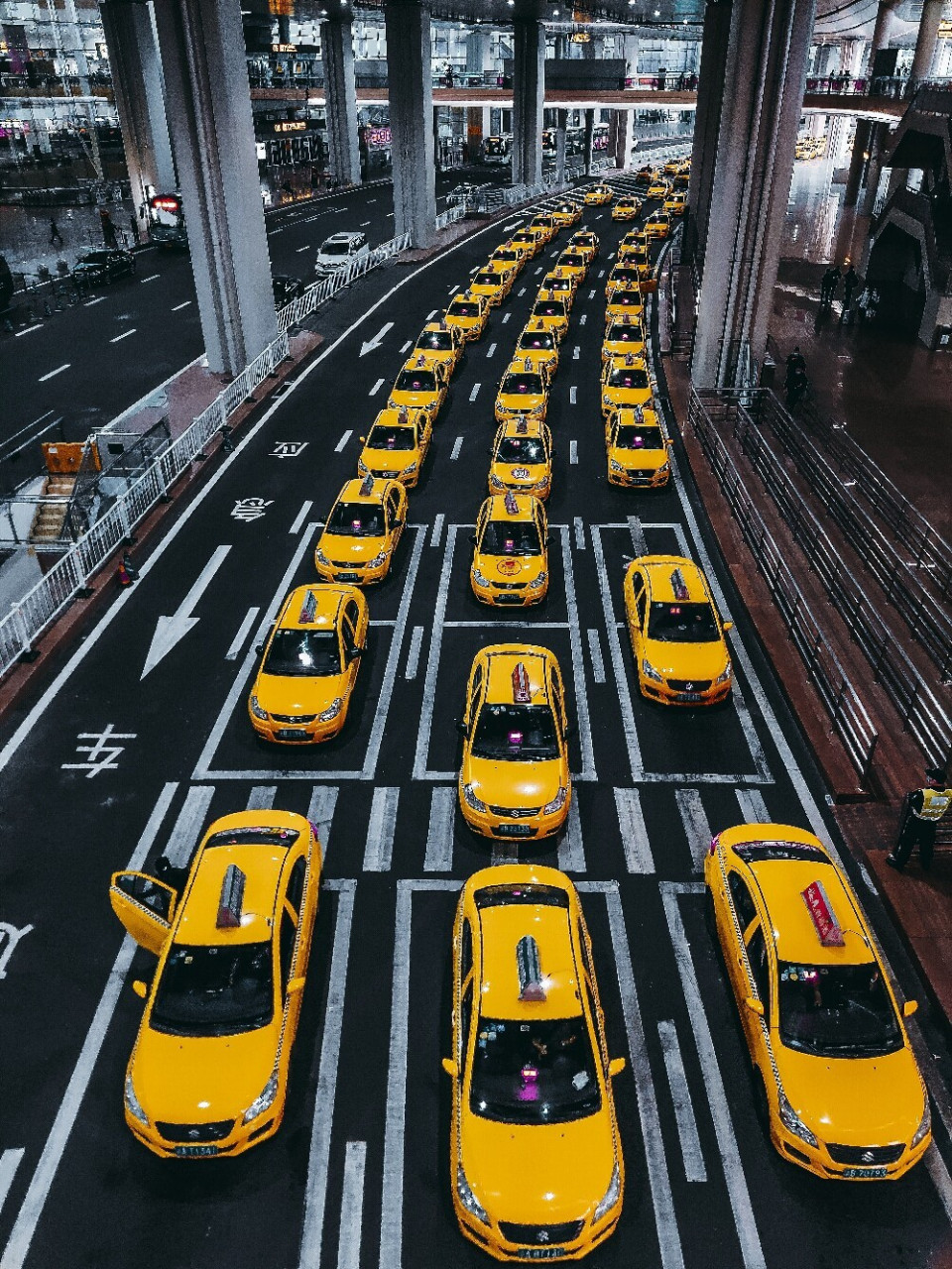这里是重庆江北国际机场出租车