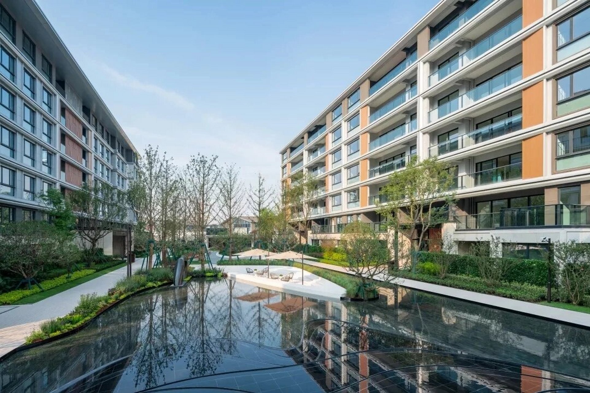 壹江郡一期全看中庭景观和江景,值得推荐!