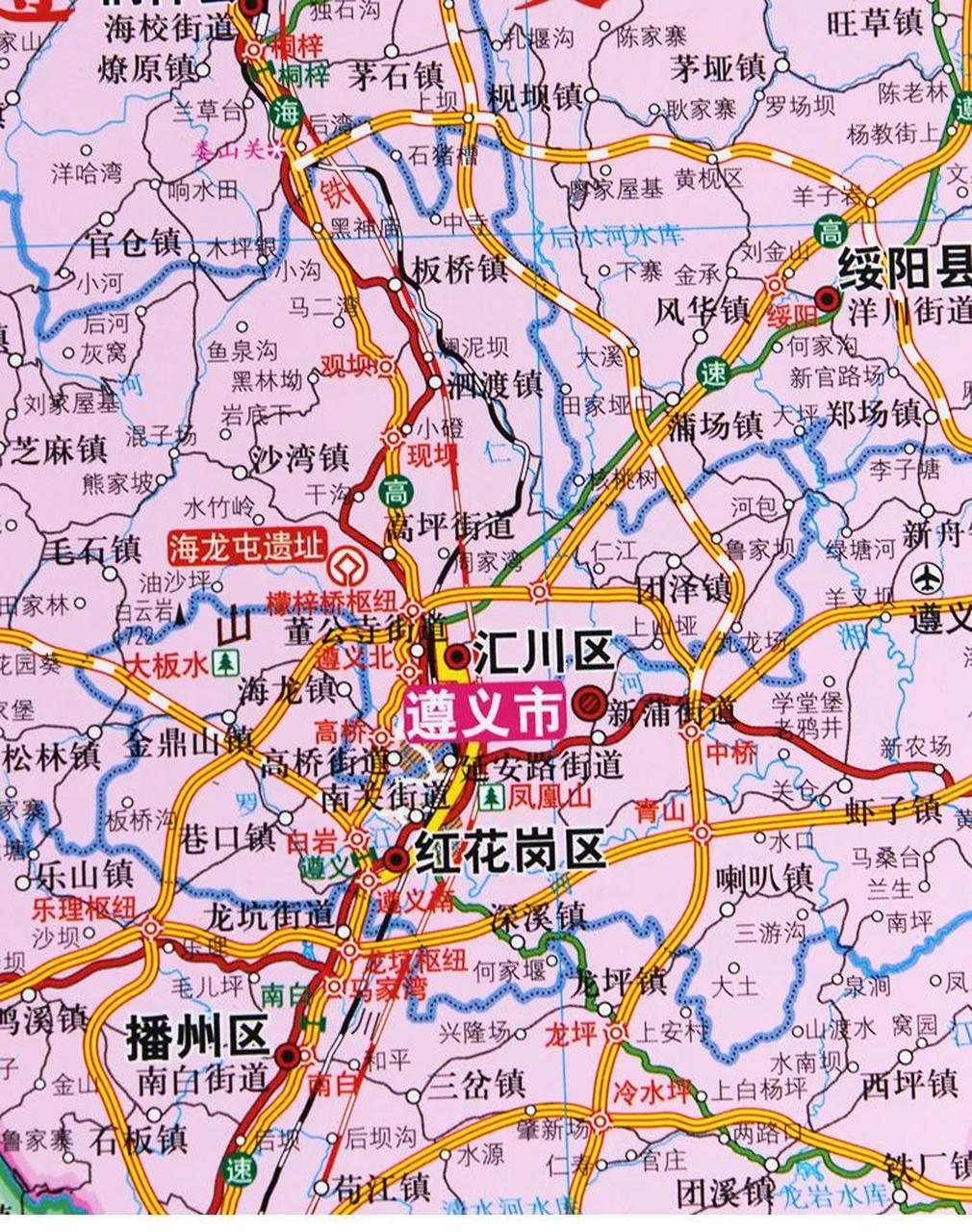 遵义市区地图全图图片图片