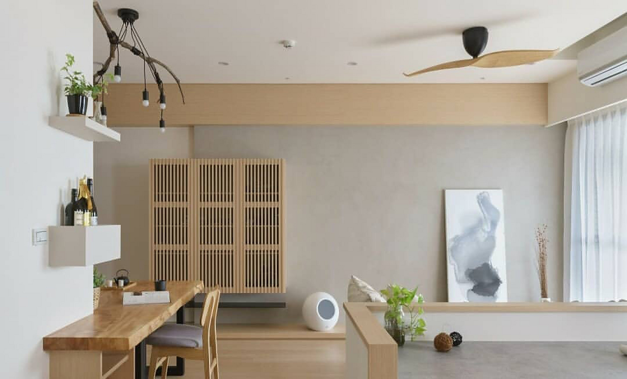 装修家居设计|日式原木极简风打造温暖舒适 家居家装设计分享7315