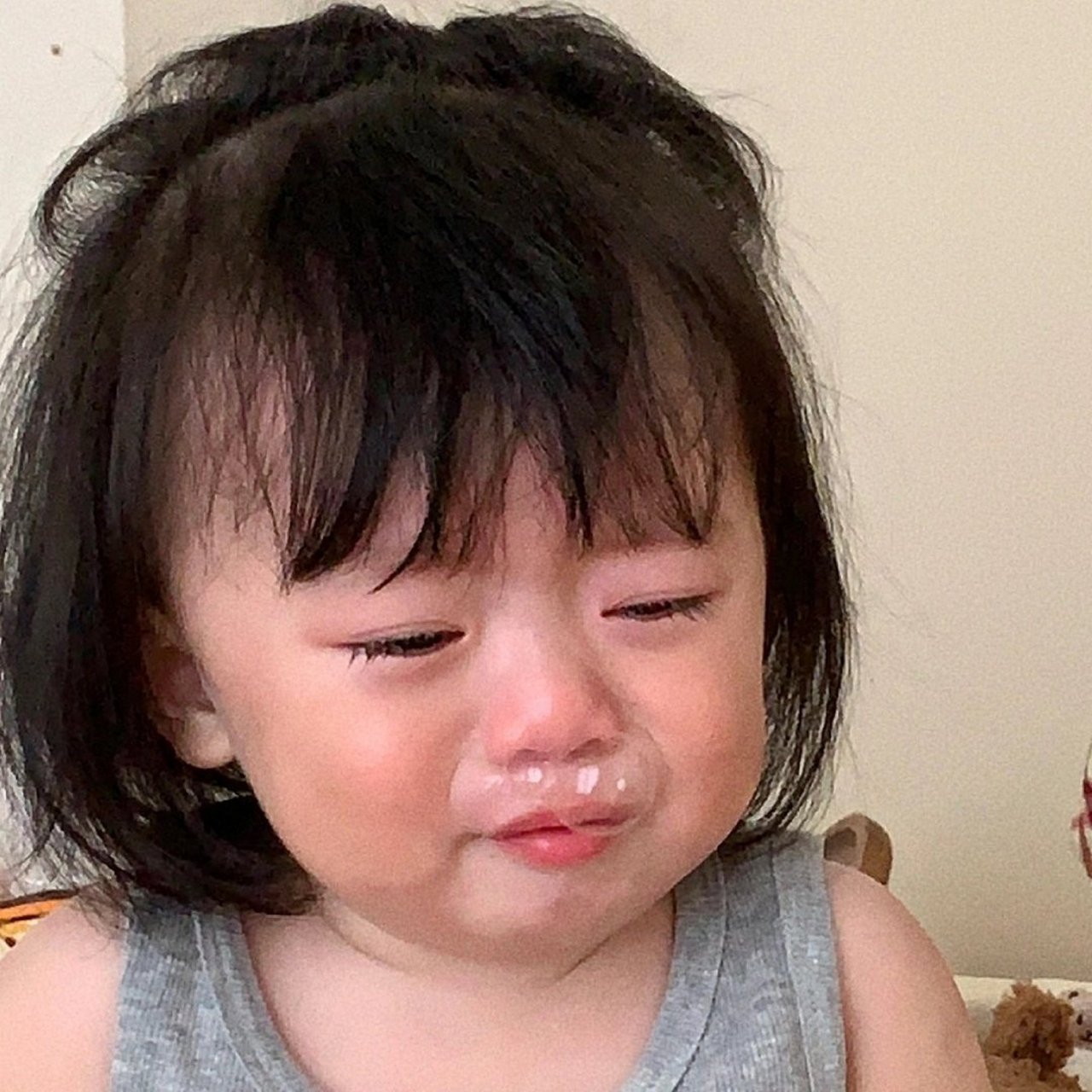 可爱小女孩头像|小哭包表情包