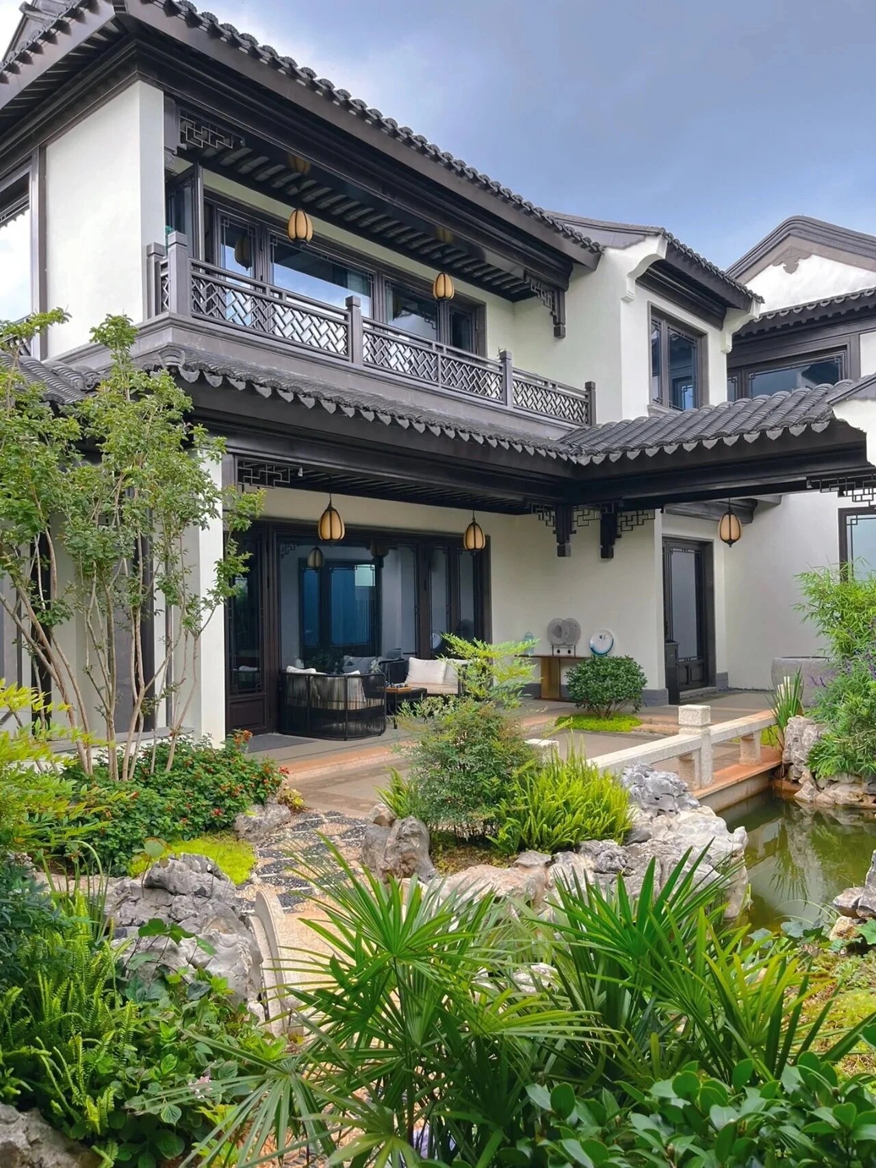 佛山四合院别墅,67复古中式庭总价250万