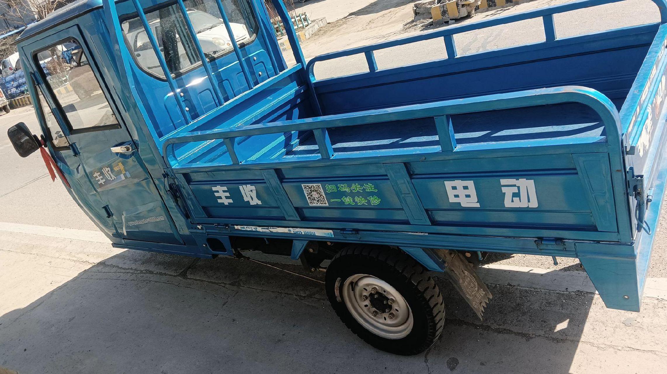 21年丰收大电动三轮车,5块100电池