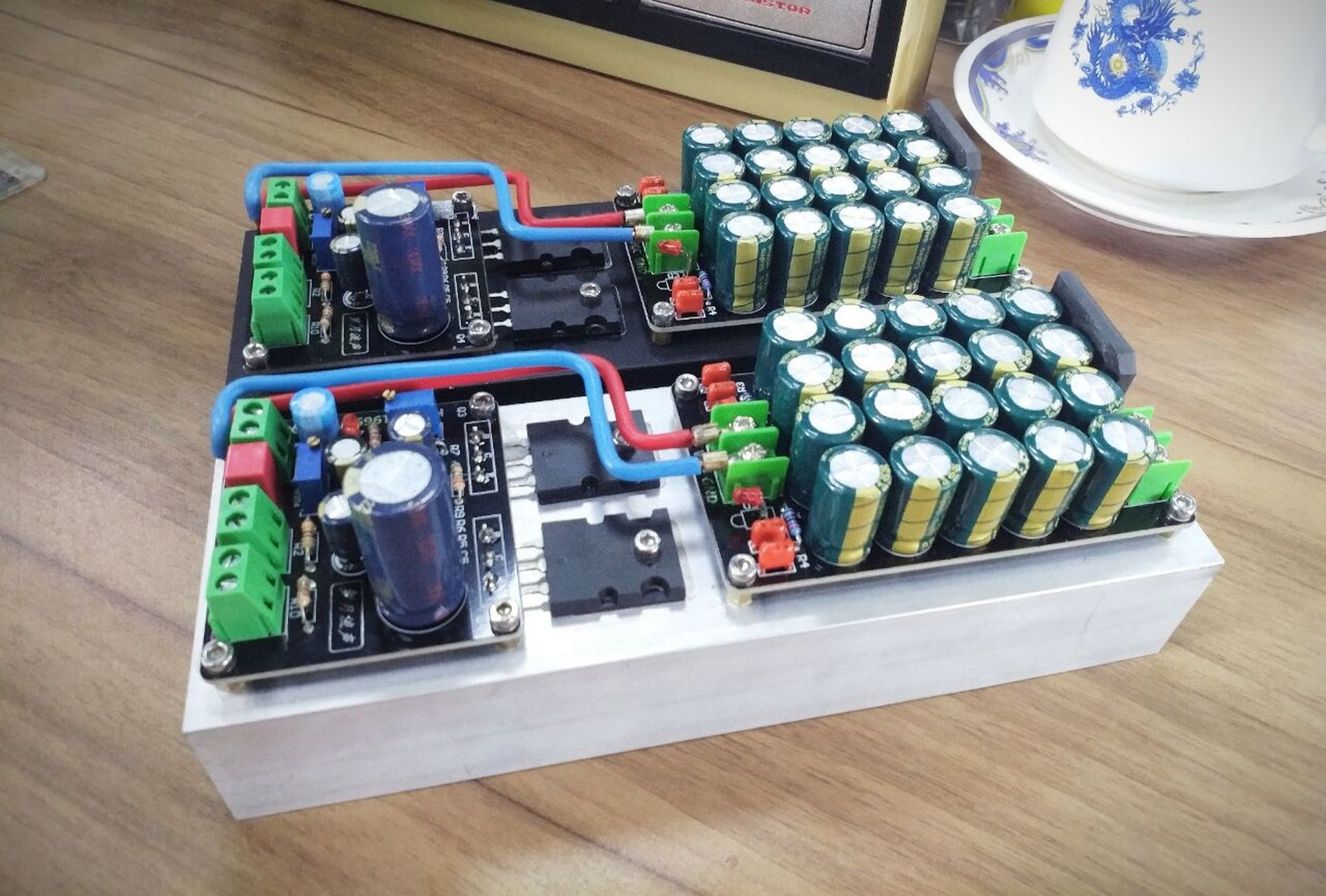 1969功放主板 自己动手做的一套1969甲类功放电路主板,是单声道的