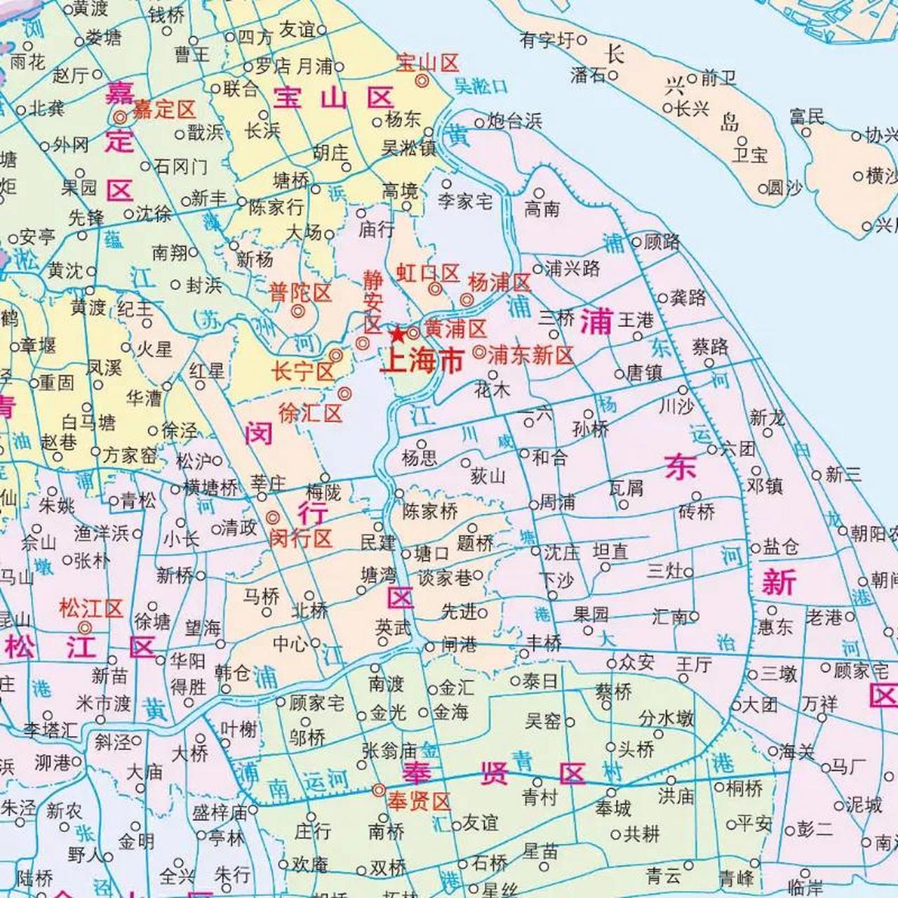 上海还有浦东运河,浦南运河,浦东运河在东边,大致是南北走向,从浦东新