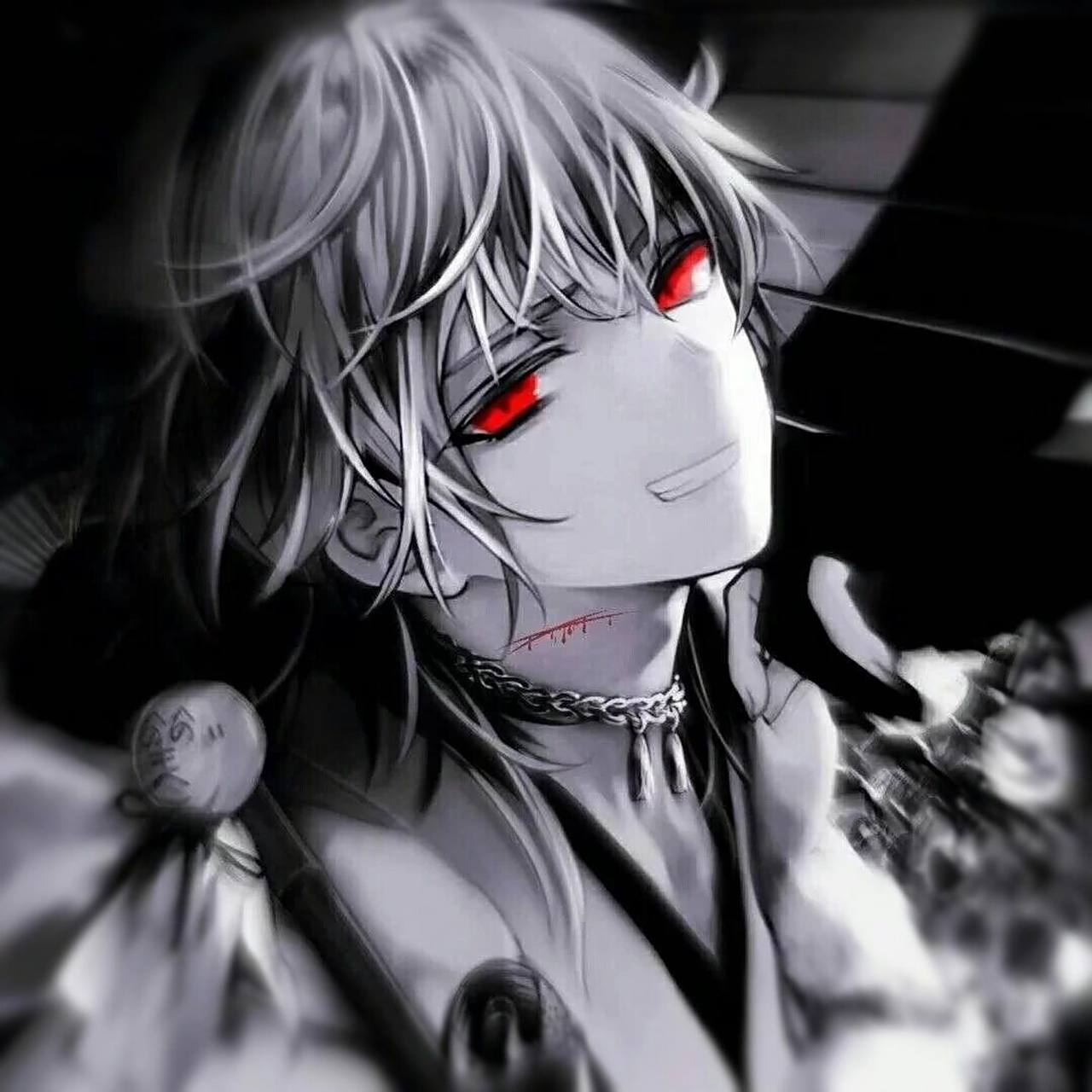 男生黑暗系动漫头像