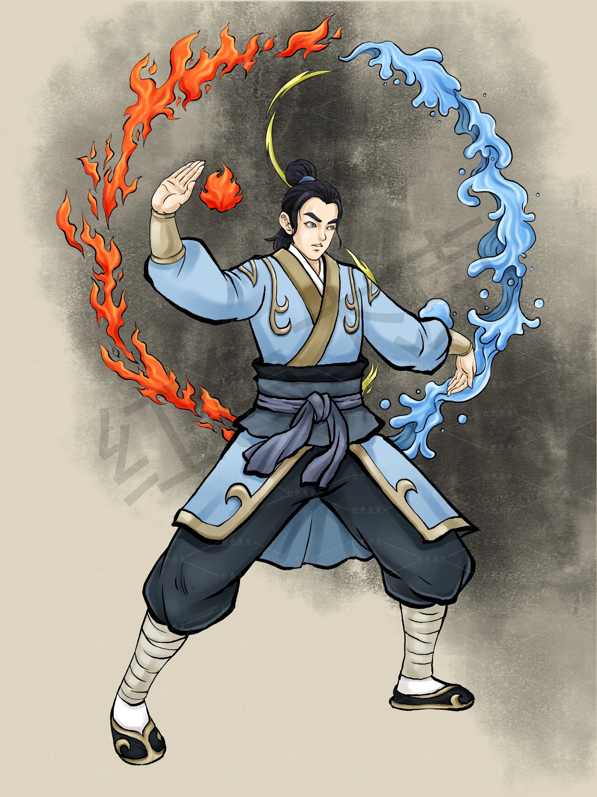 个人原创金庸武侠系列立绘之张无忌