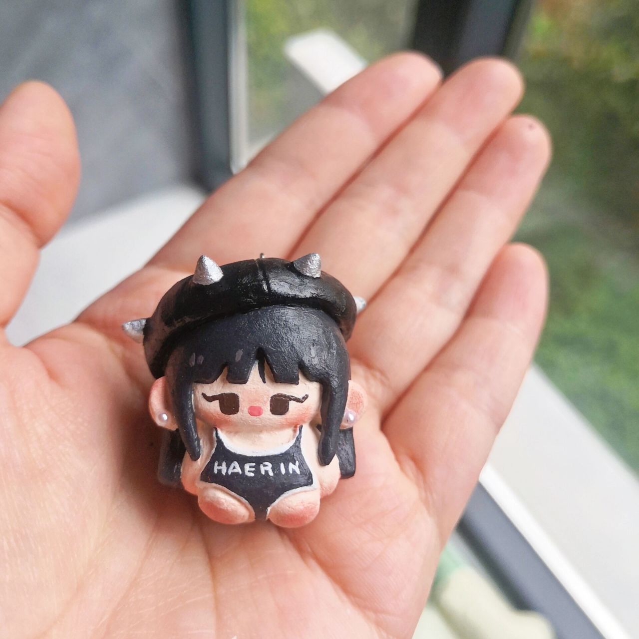 石塑粘土|haerin |newjeans       捏一个酷女孩