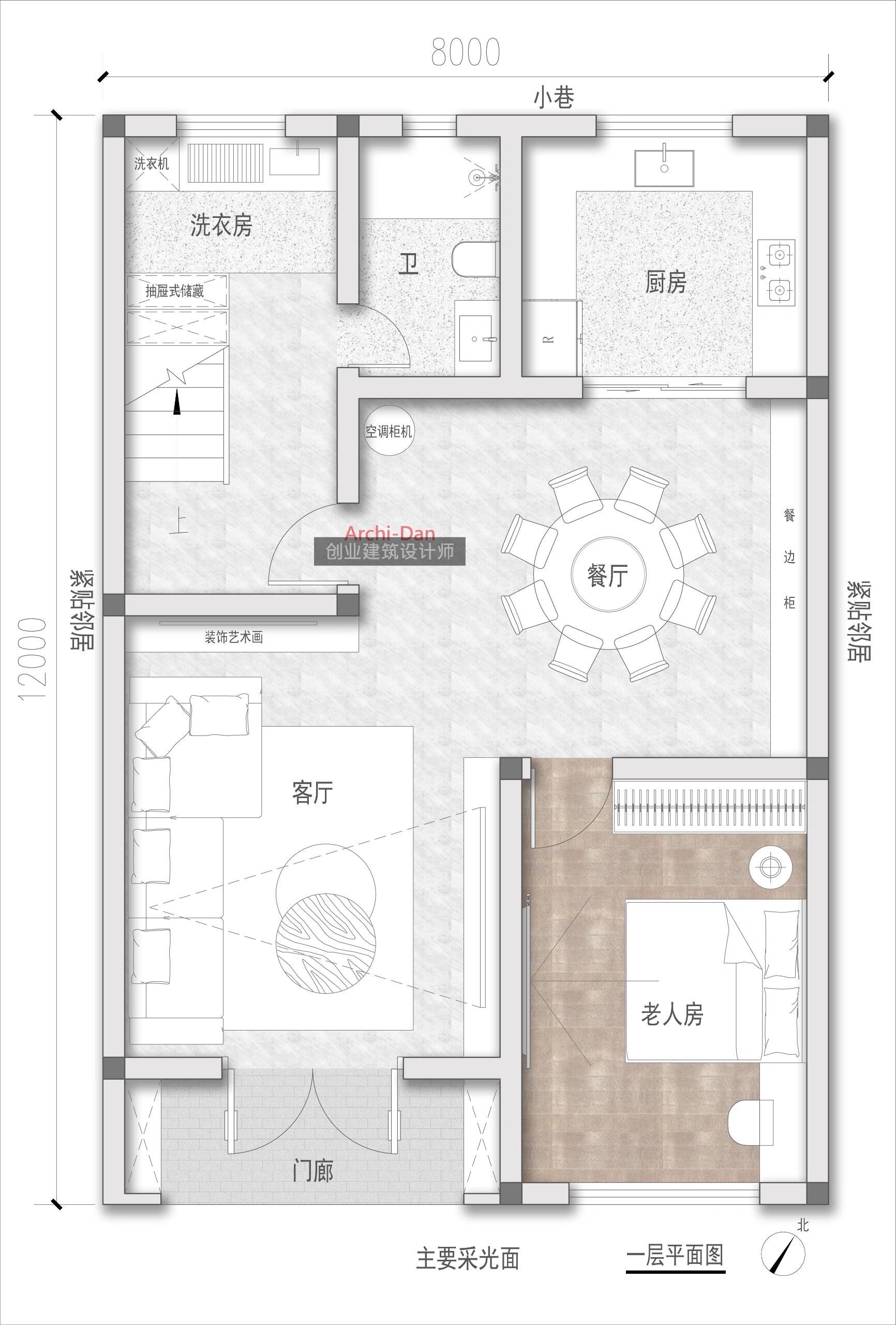 房子结构平面图图片