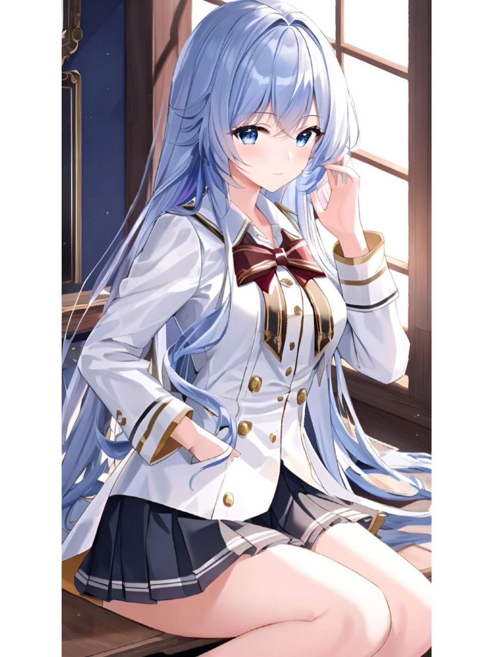 动漫二次元绘画人物风衣外套篇