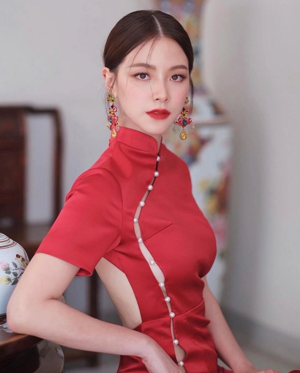泰国女星baifern 小水 平采娜 在国内人气很高的女星小水,晶莹剔透