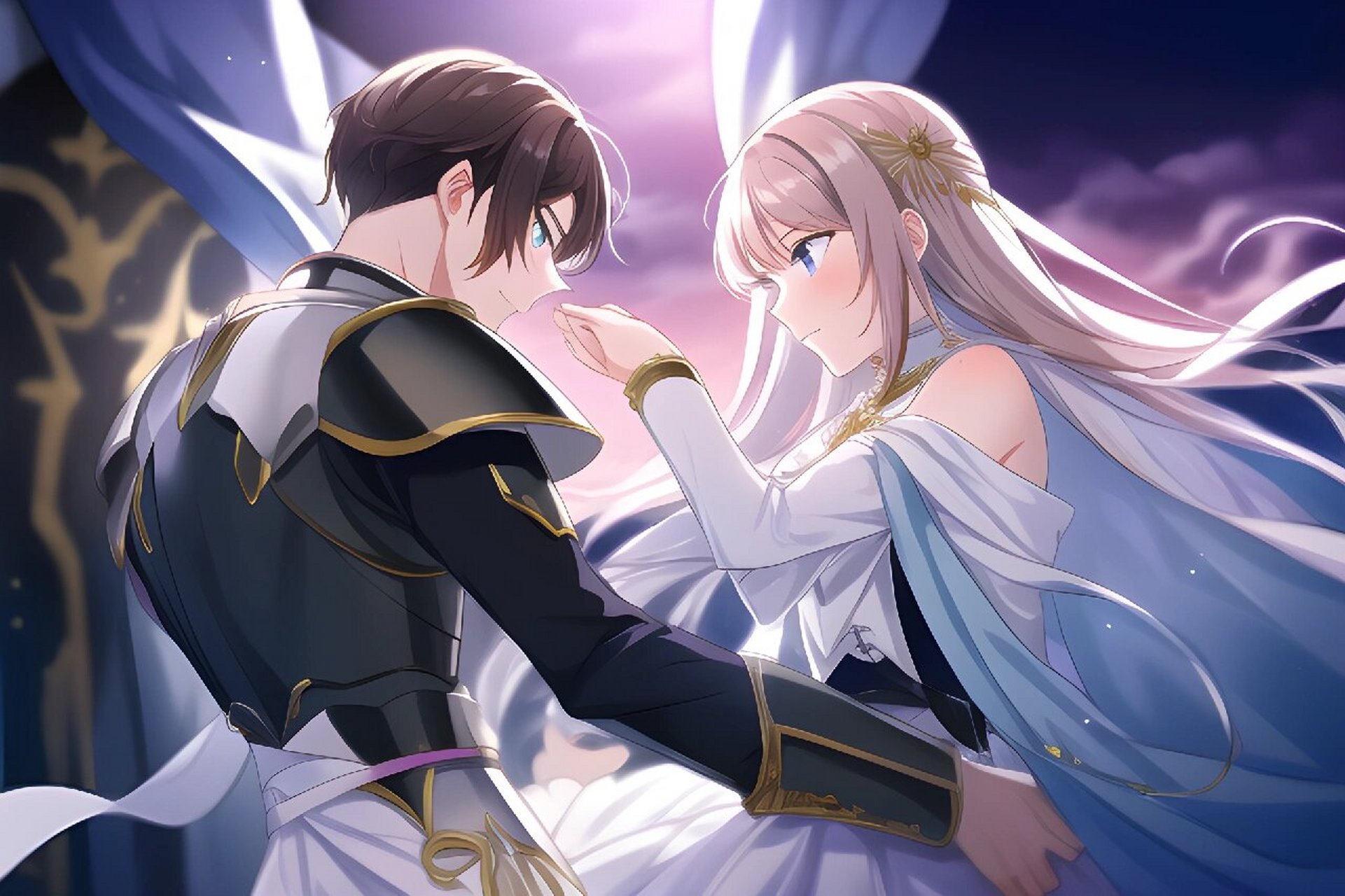 王昭君李白cp「第四弹」 ai生成,「鸣剑61曳影&星穹之声」,最后一张