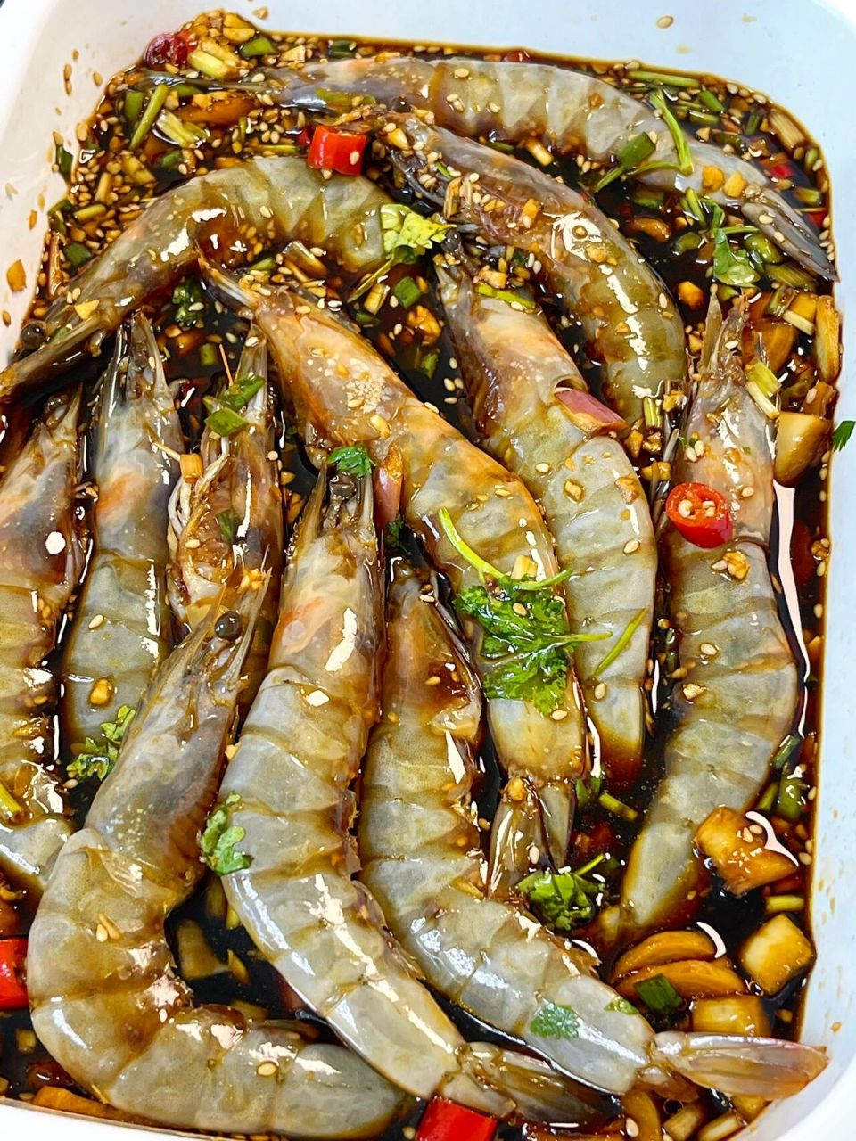 第一次做生呛虾 意外的好吃到爆 太解馋了 网红生腌虾 看到别人吃 我