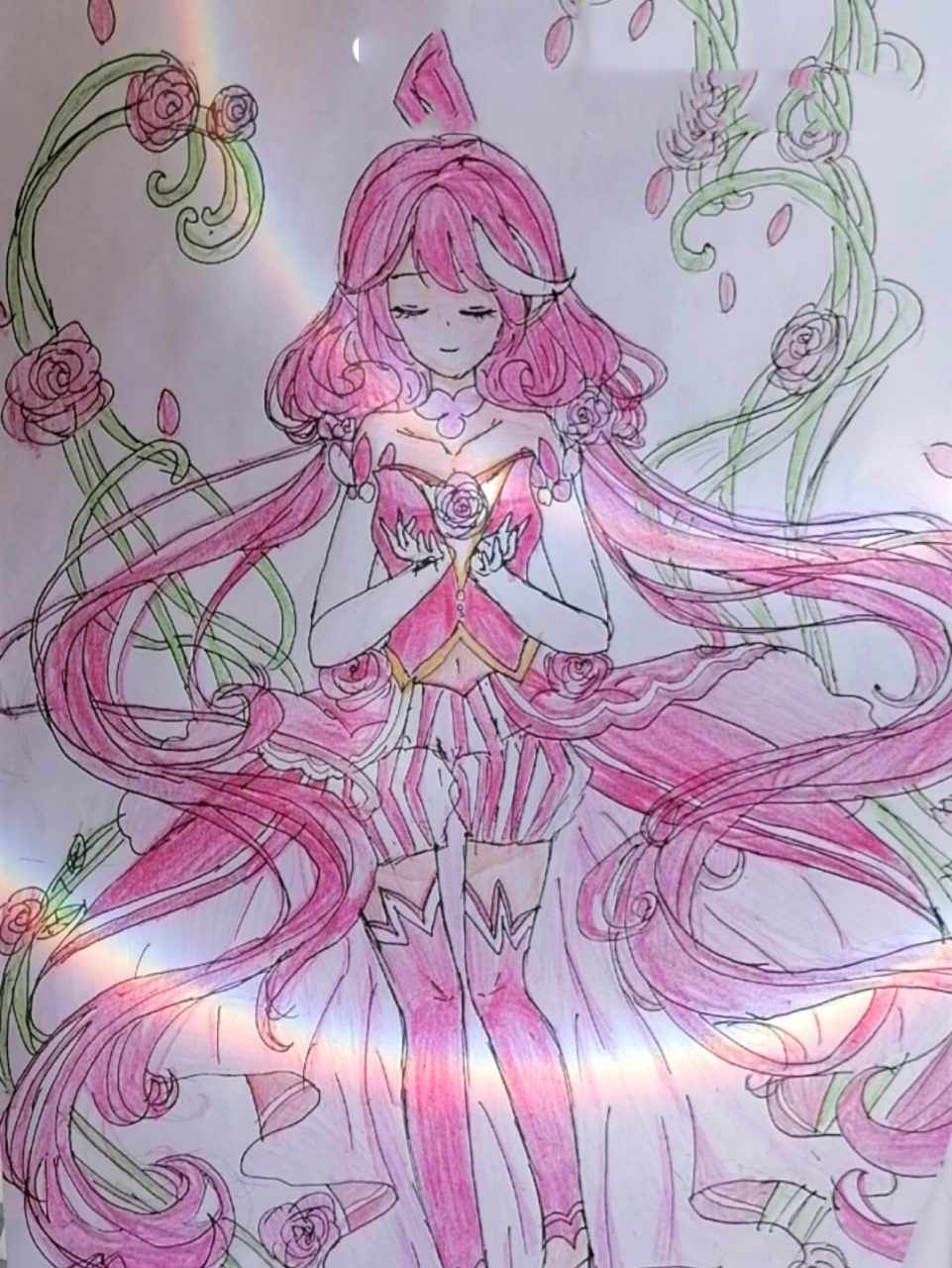 手绘《小花仙》山茶花精灵王椿