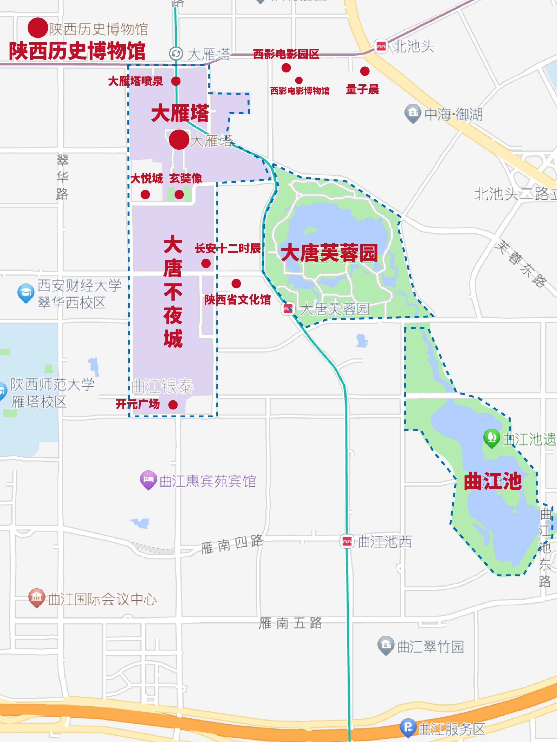 大雁塔攻略路线图图片