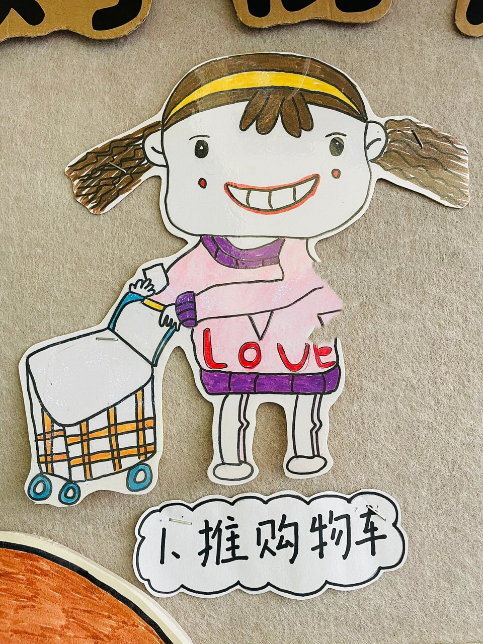 幼儿园区角—超市购物流程图 老师们一直催更的板块