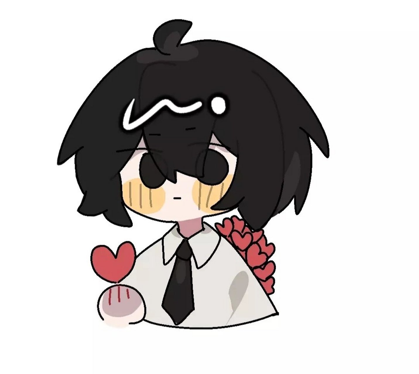 惊封表情包 都好可爱啊! 画师是:落渊渊渊:p