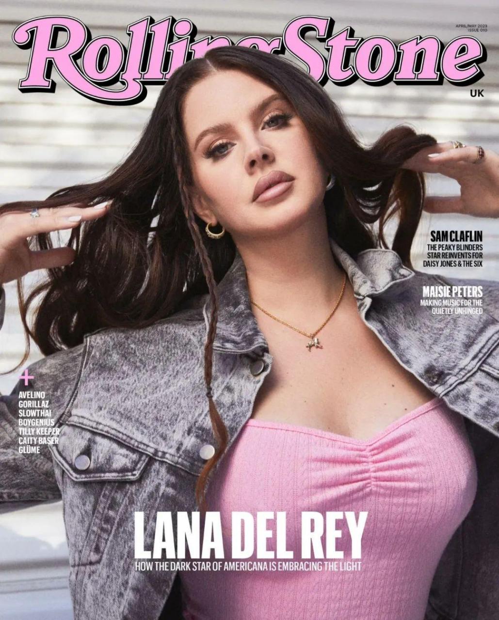 拉娜·德雷 lana del rey 在《滚石》杂志英国版的封面上看起来很惊艳