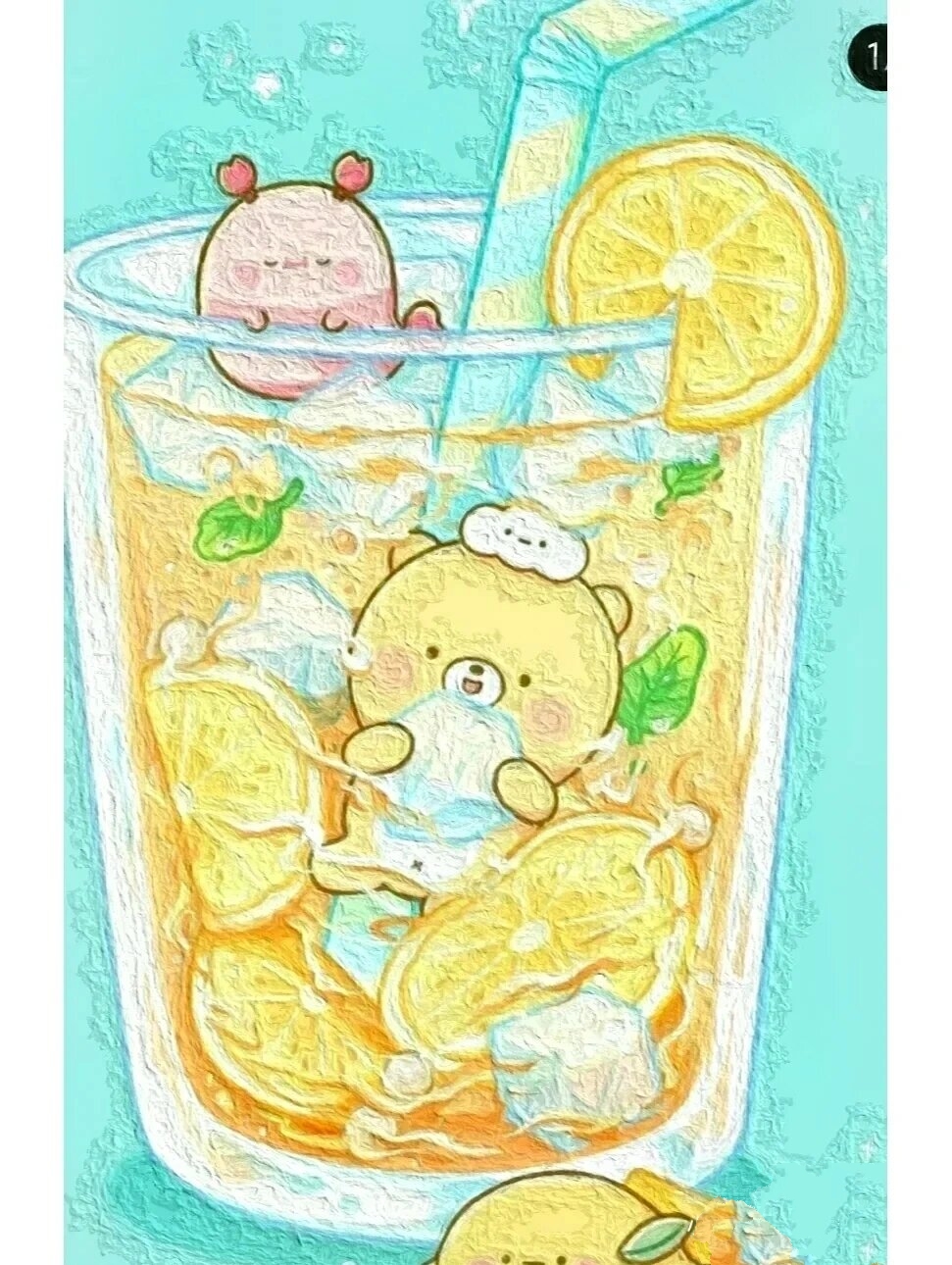 可爱奶茶壁纸来啦